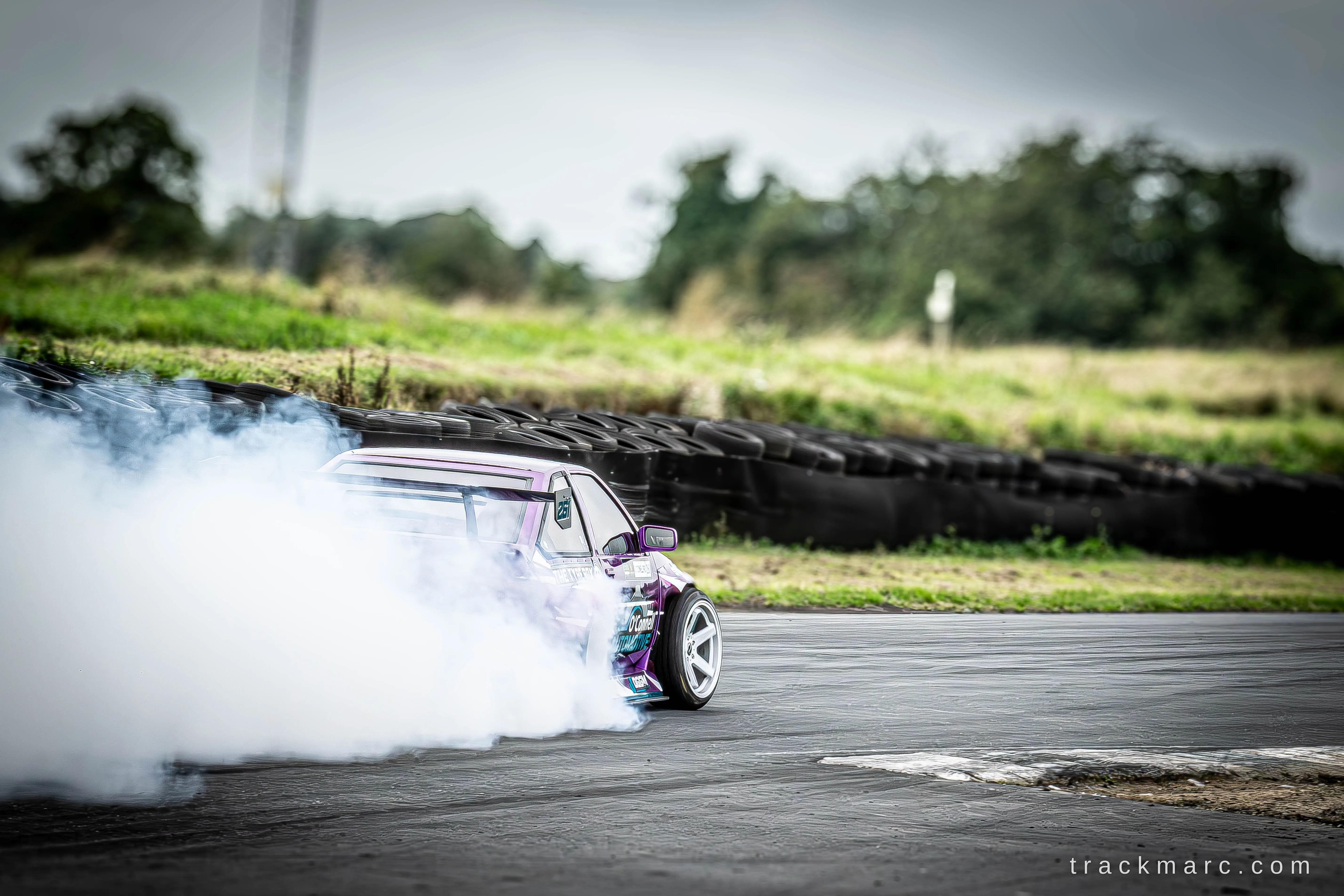 Purple drift car at 86 Fest