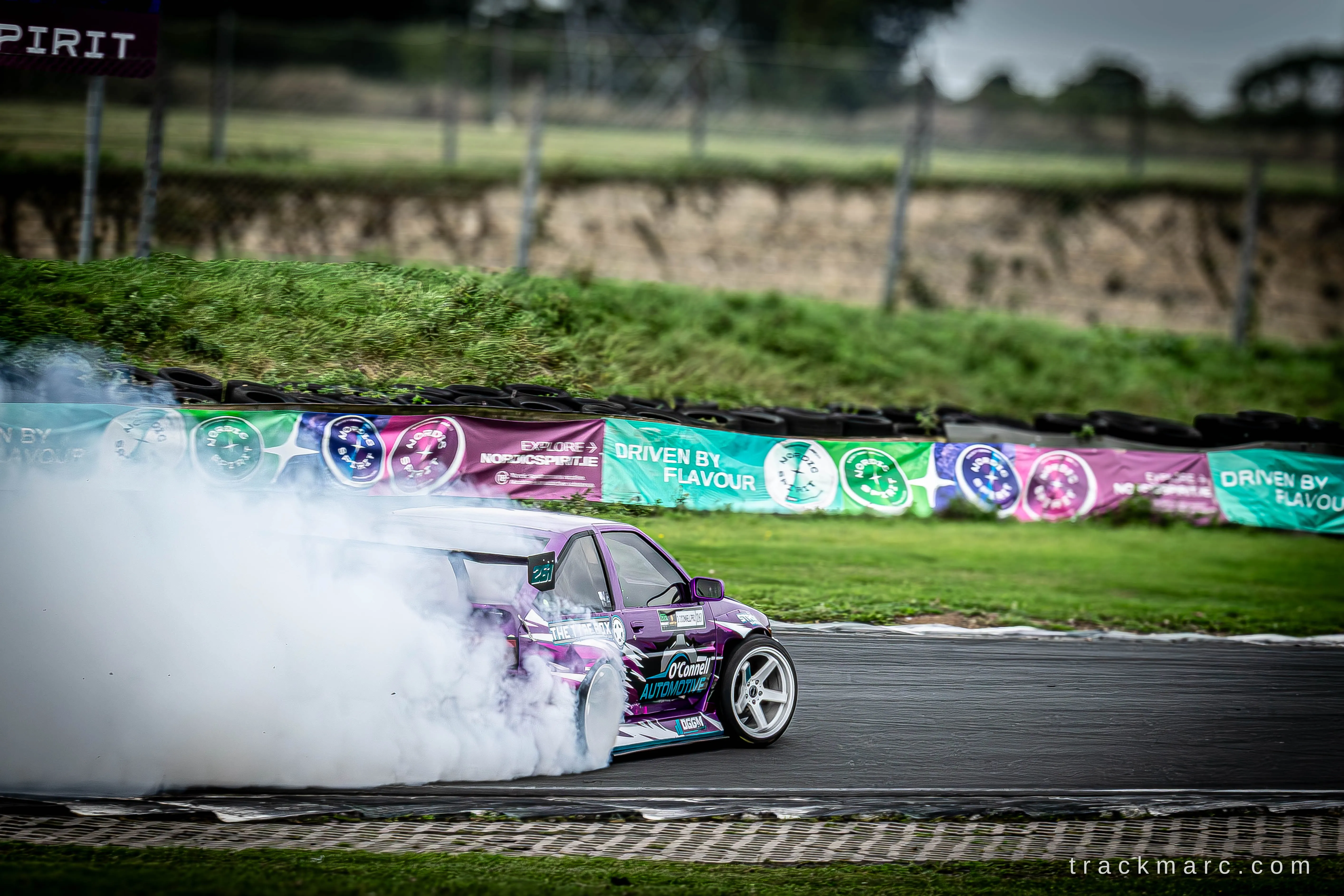 Purple drift car at 86 Fest