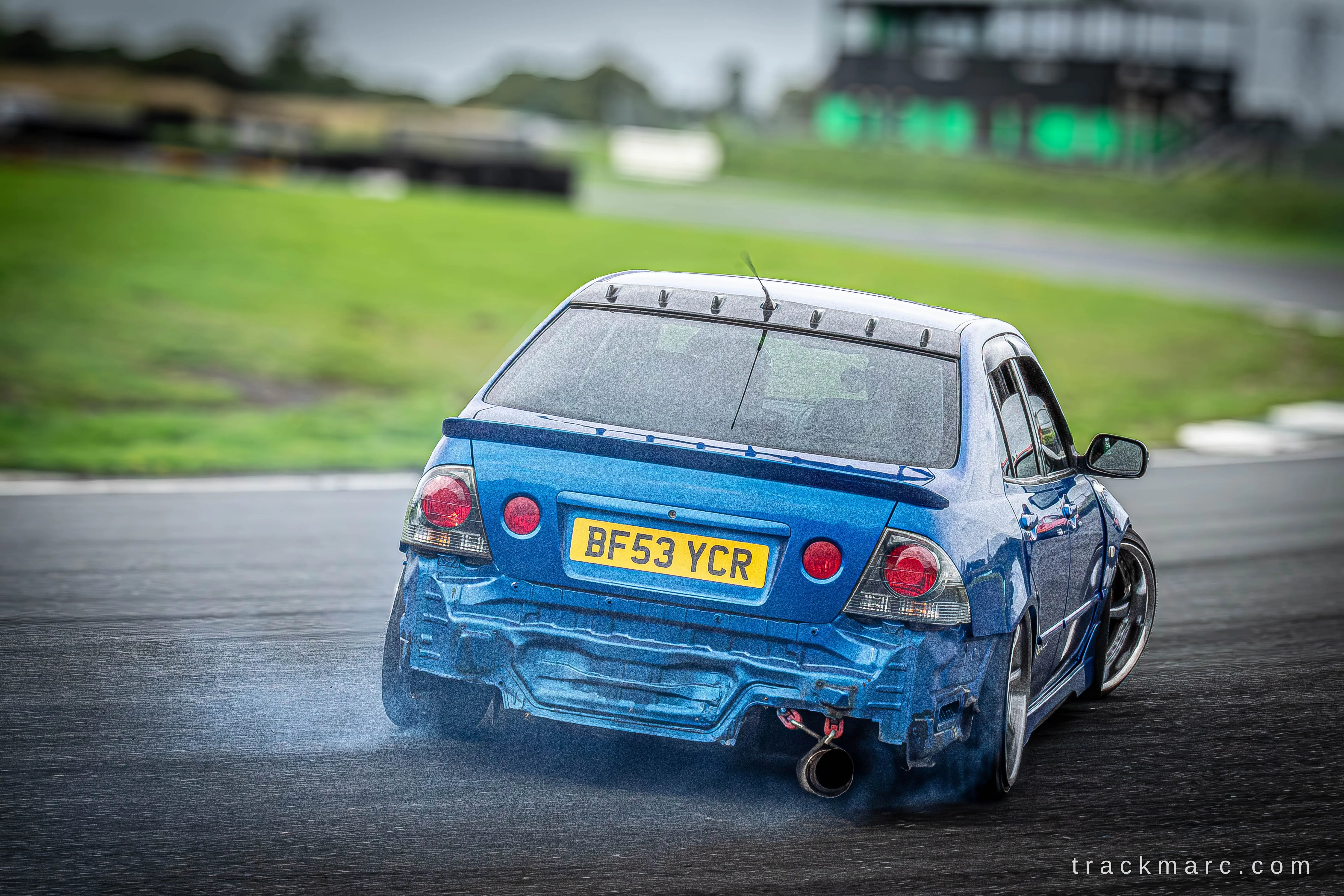 Blue Lexus IS200 at 86 Fest