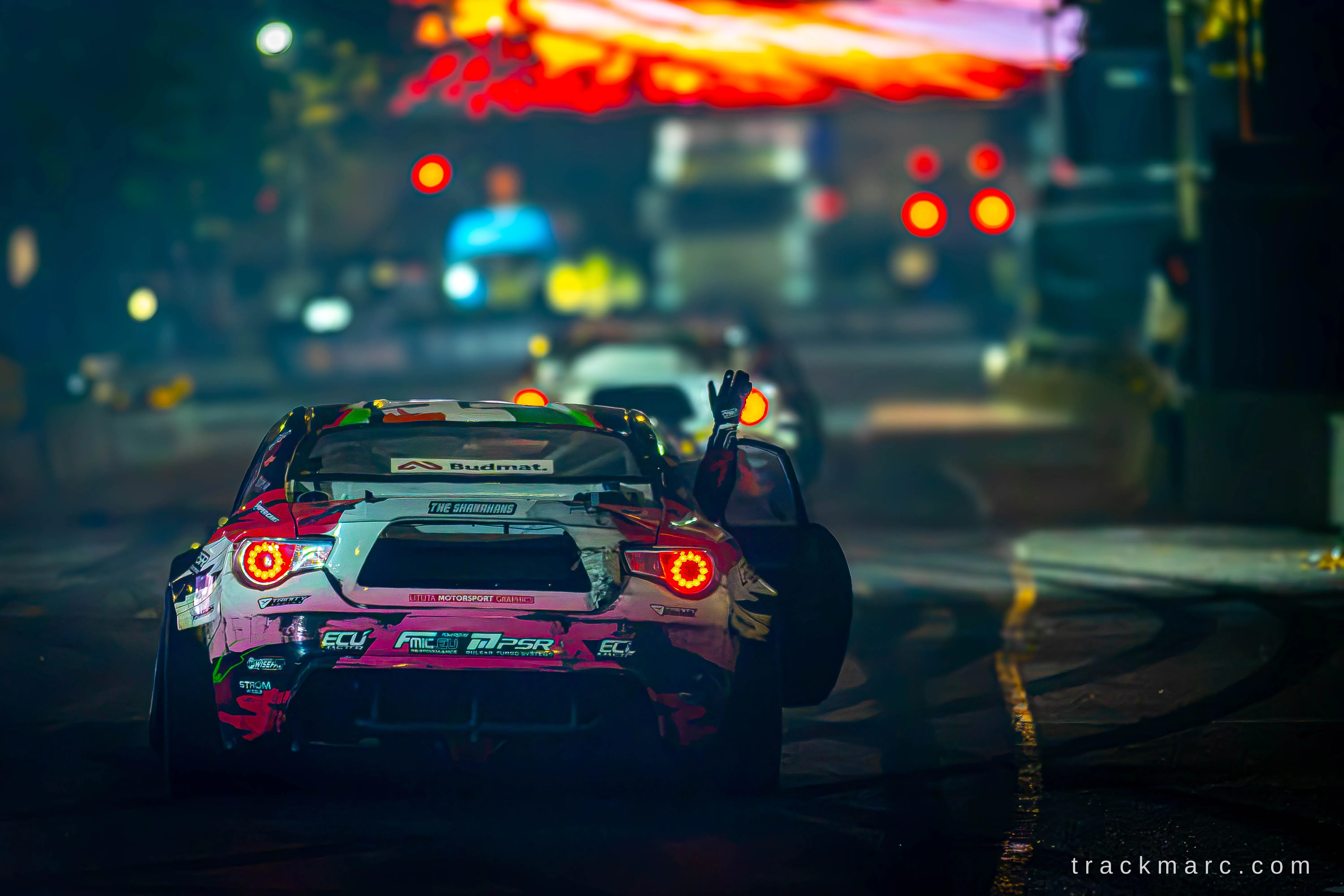 Jack Shanahan waves from the Trinity Racing GT86 — Red Bull Homerun
