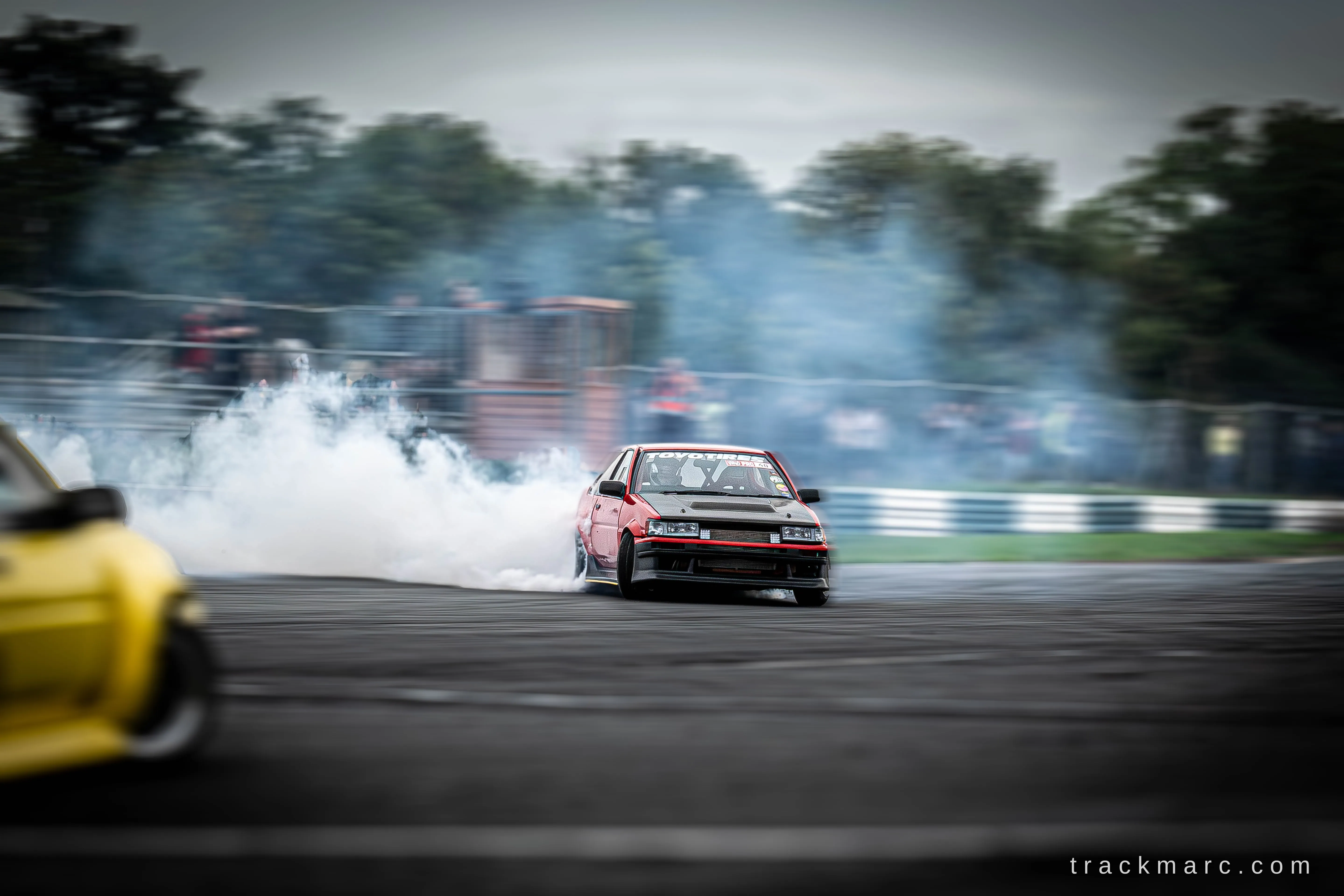 Red Toyota AE86 drift car — 86 Fest