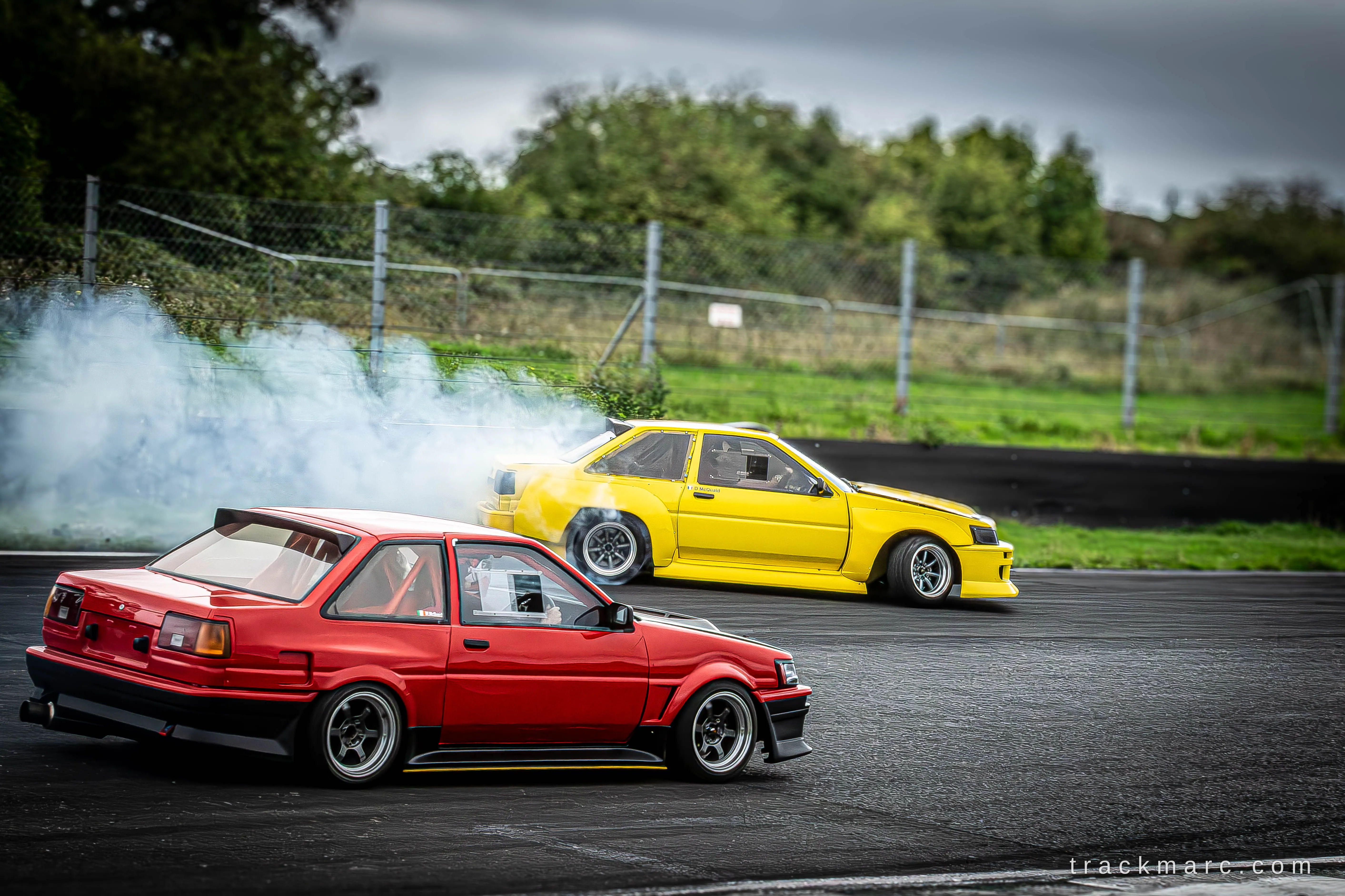 Toyota AE86 pair at 86 Fest