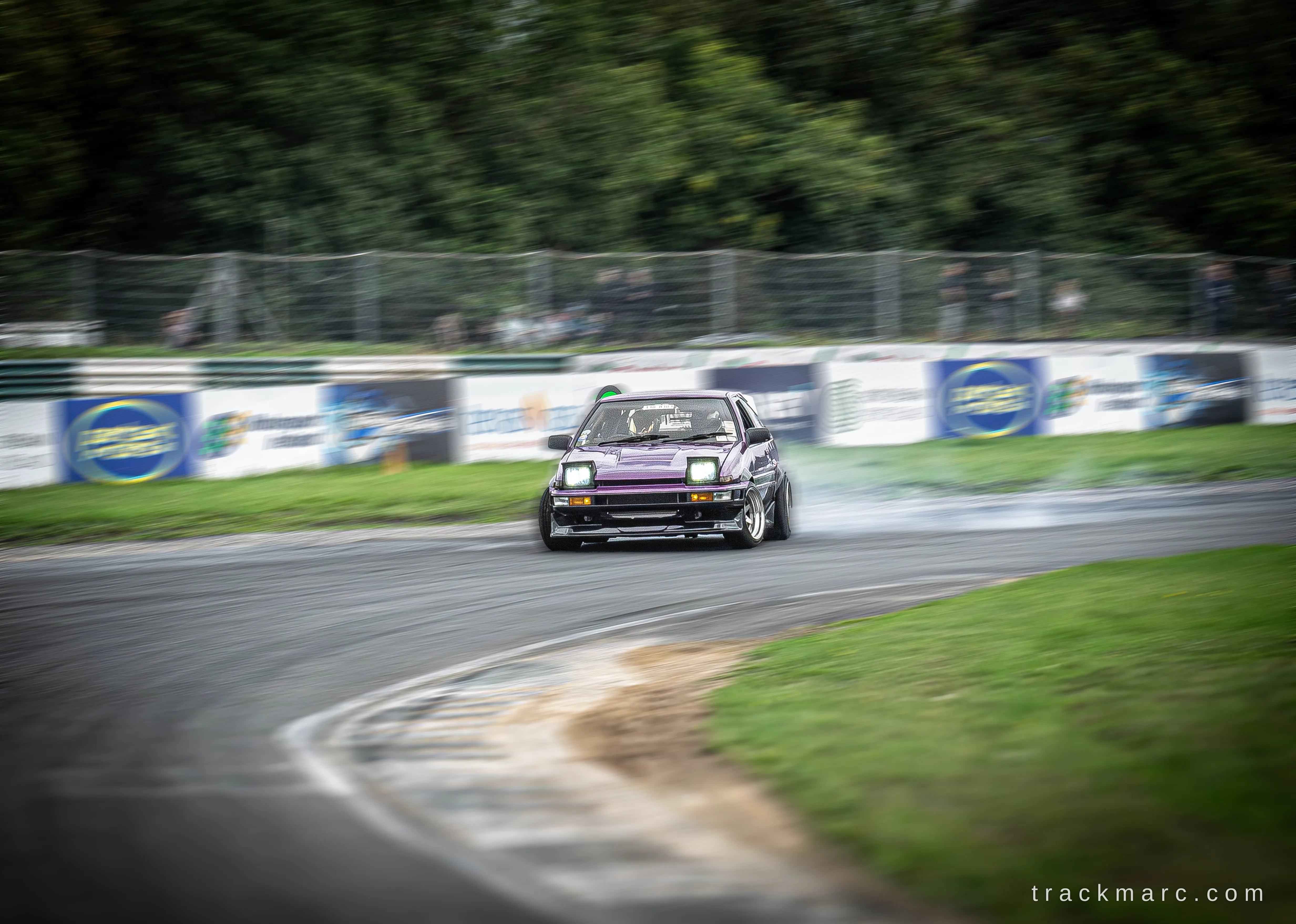 Purple Toyota AE86 at 86 Fest