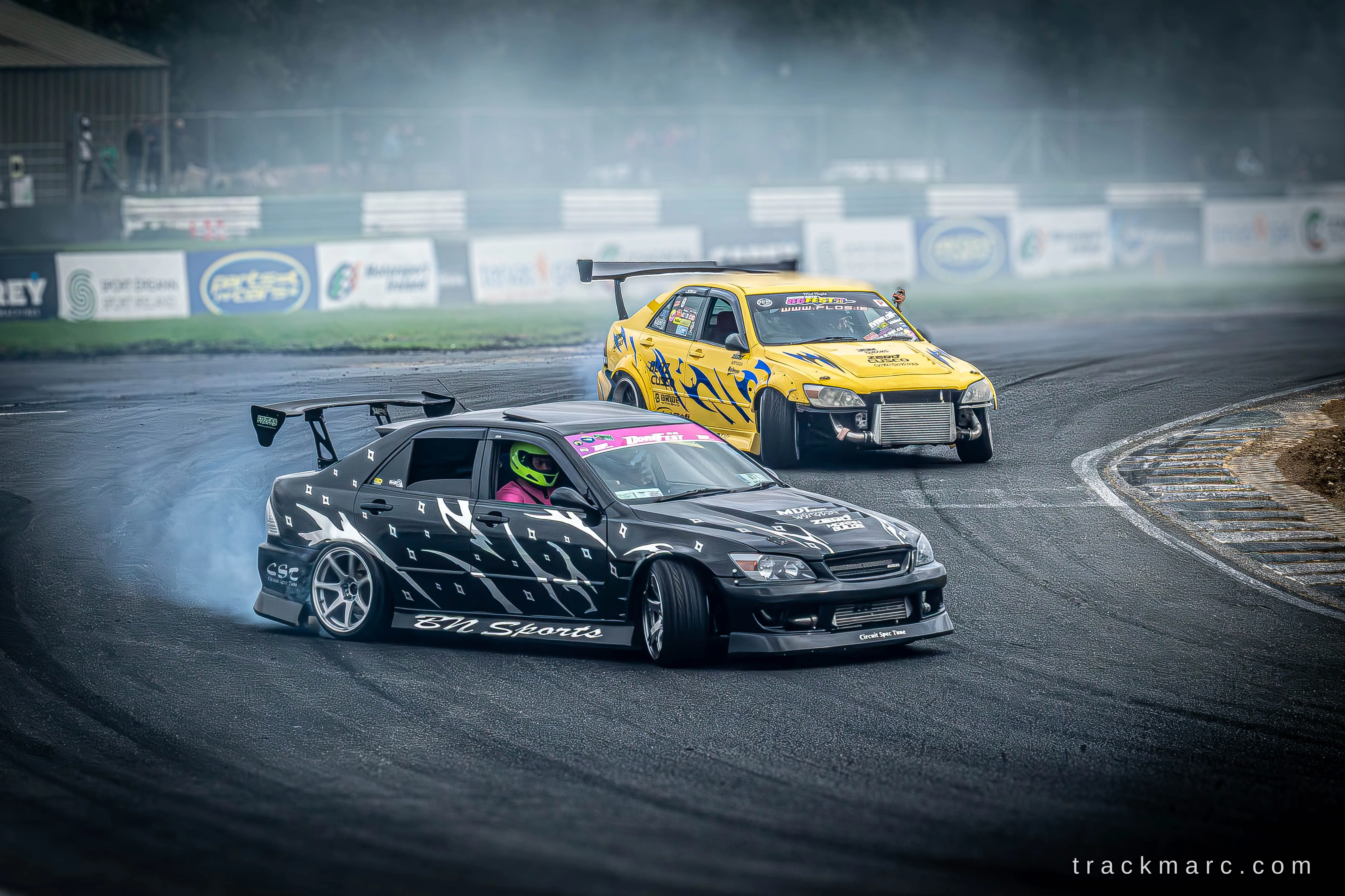 Toyota Altezza drift tandem at 86 Fest