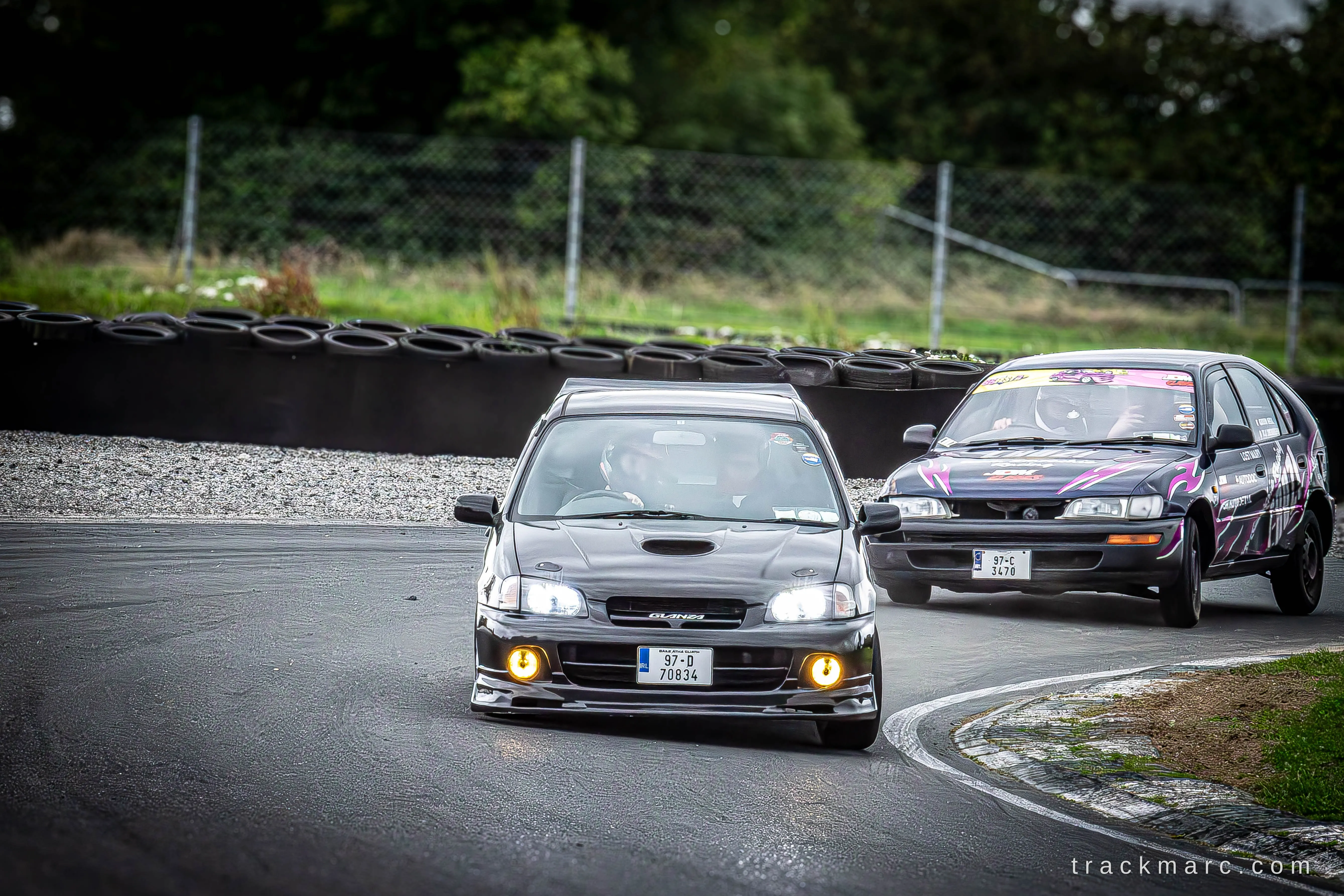 Toyota Starlet Glanza V and Corolla at 86 Fest