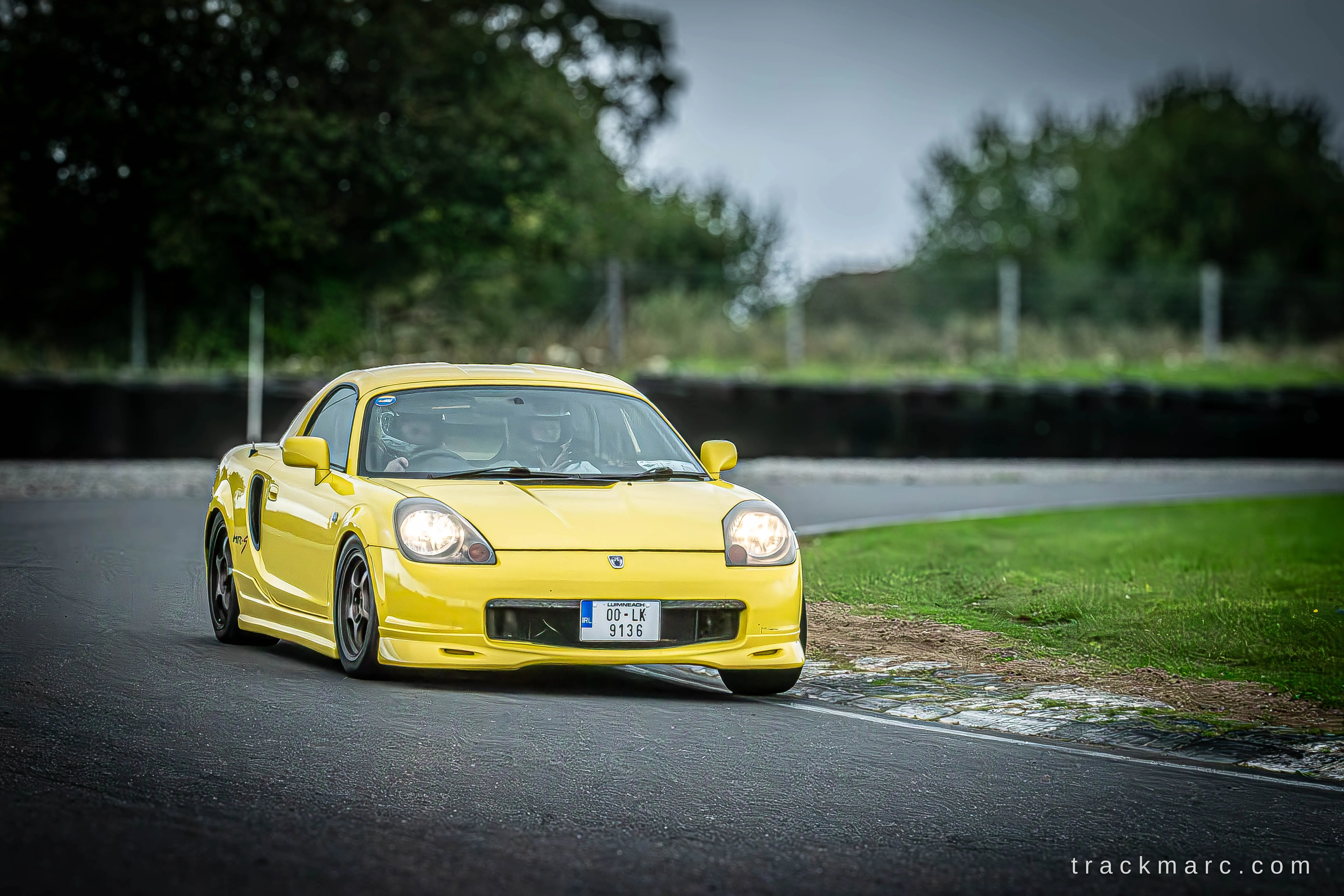 Yellow Toyota MR2 at 86 Fest