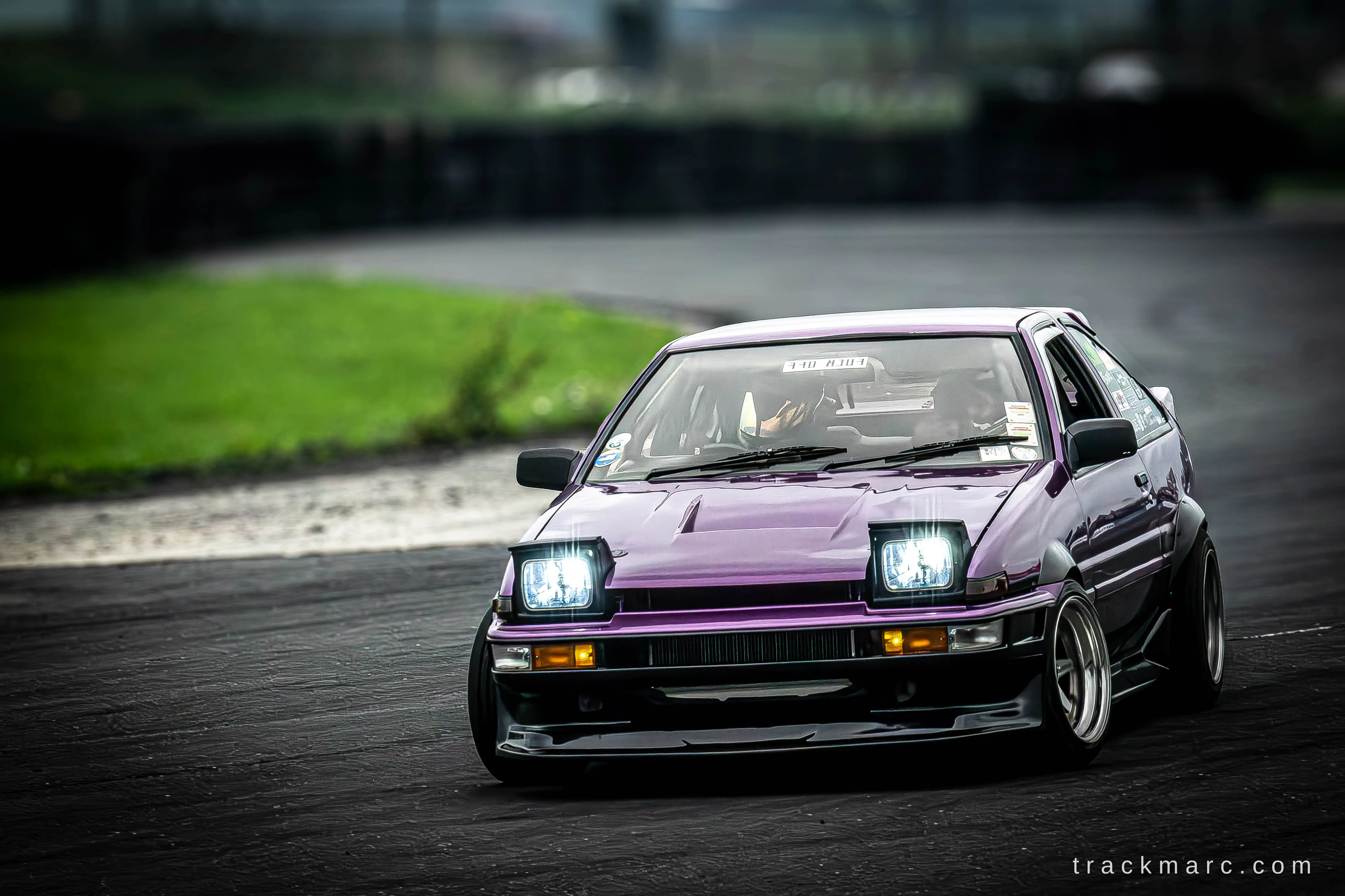 Toyota AE86 in purple — 86 Fest