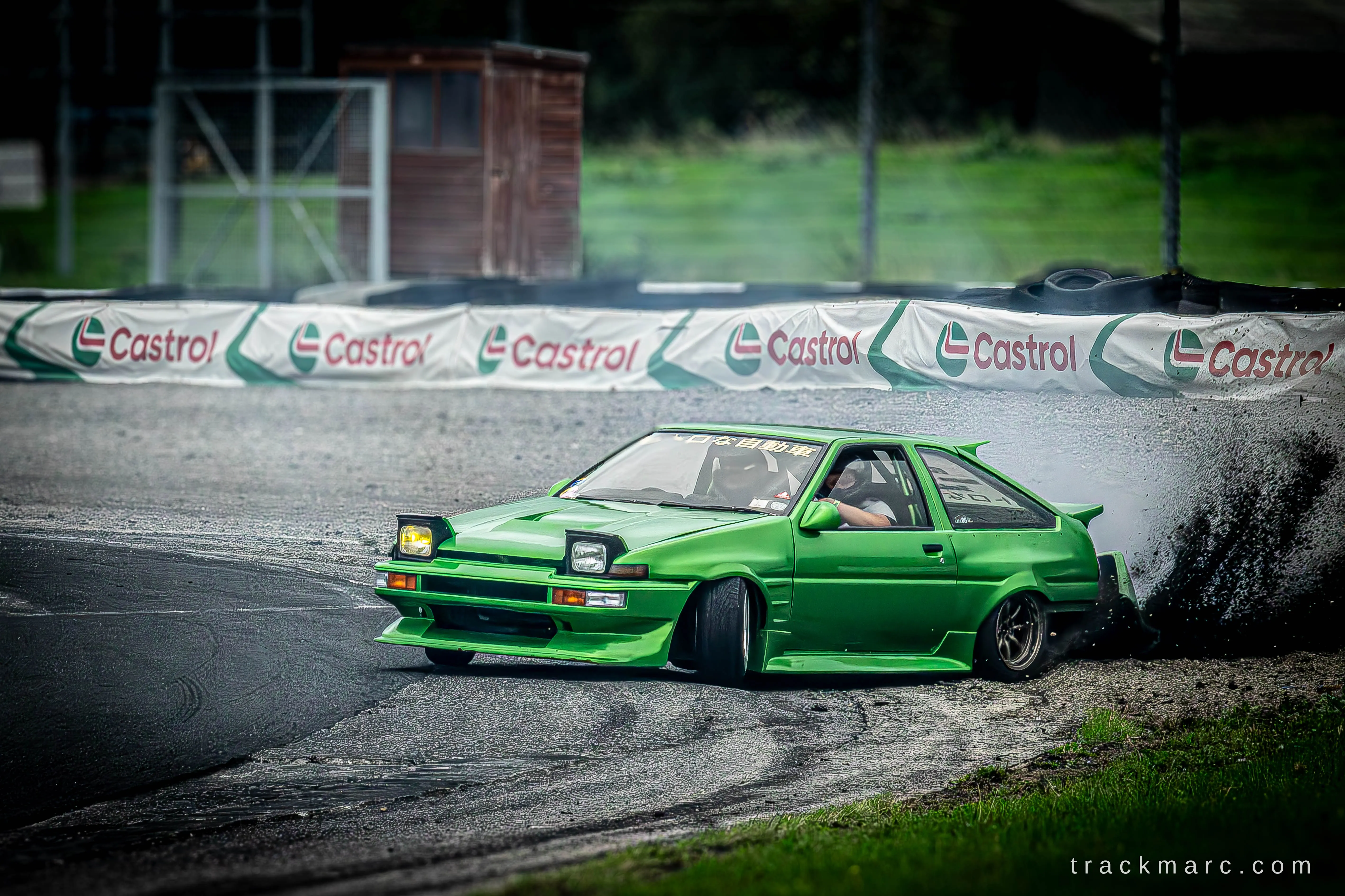 Green Toyota AE86 at 86 Fest