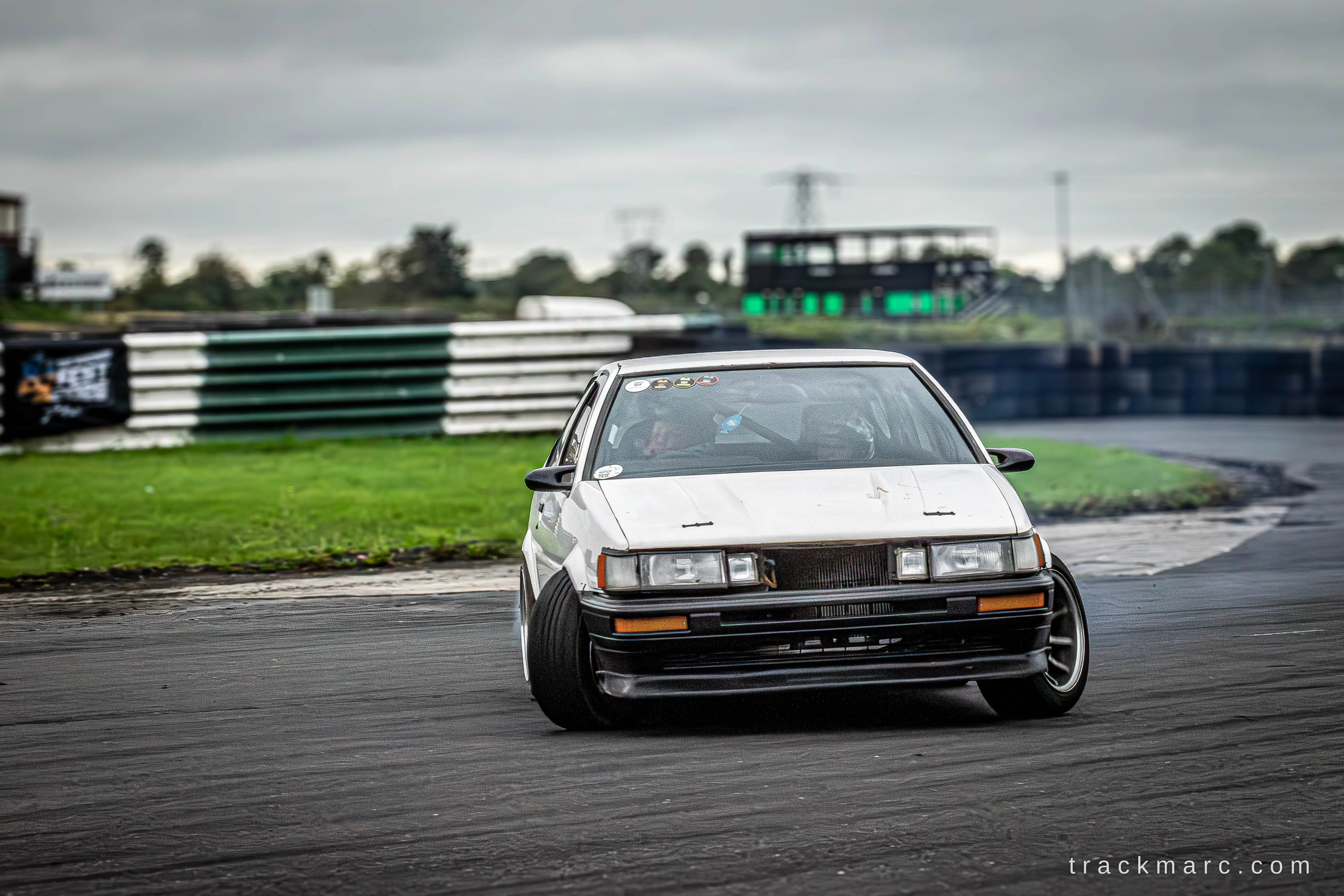 White Toyota AE86 at 86 Fest