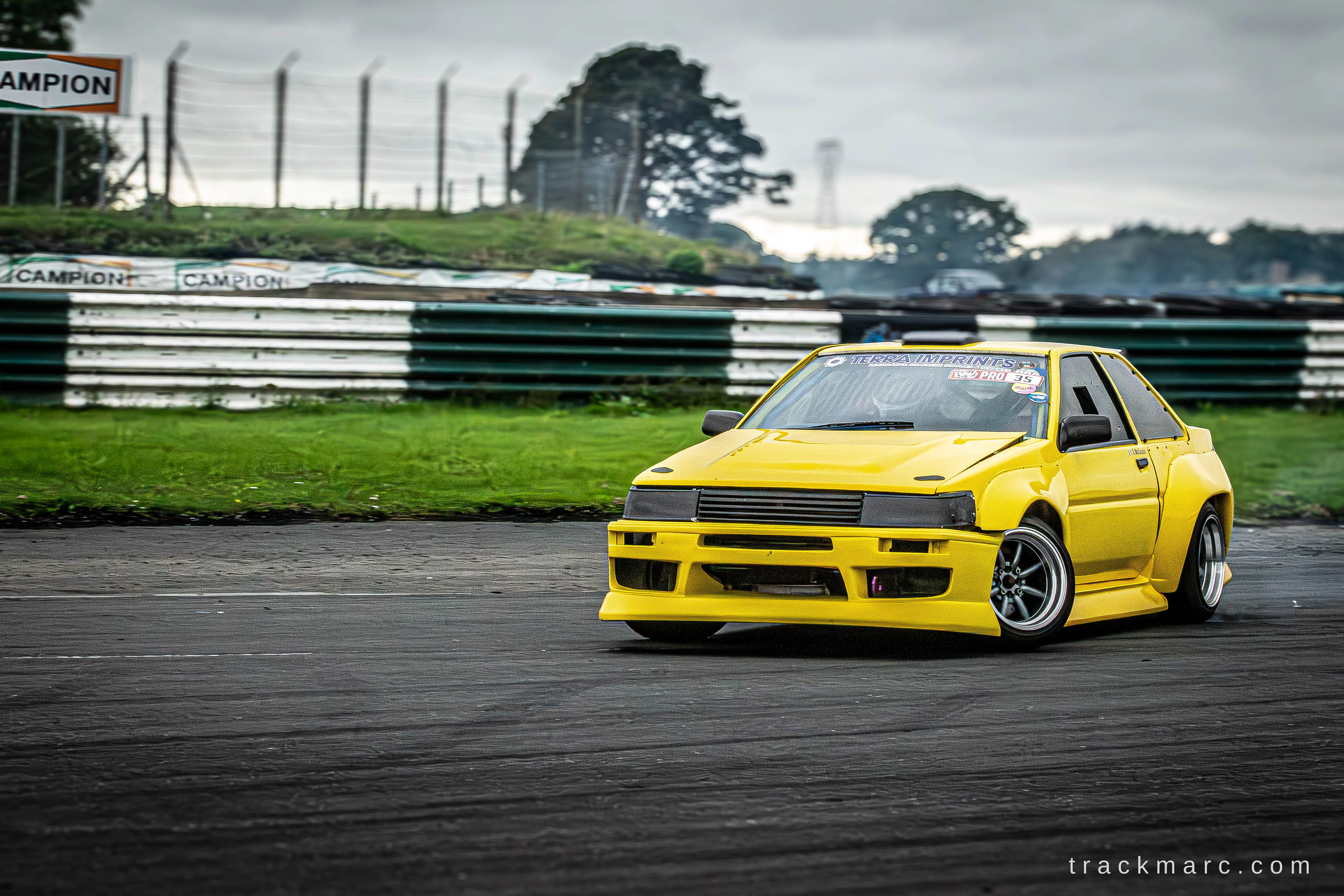 Yellow Toyota AE86 — 86 Fest