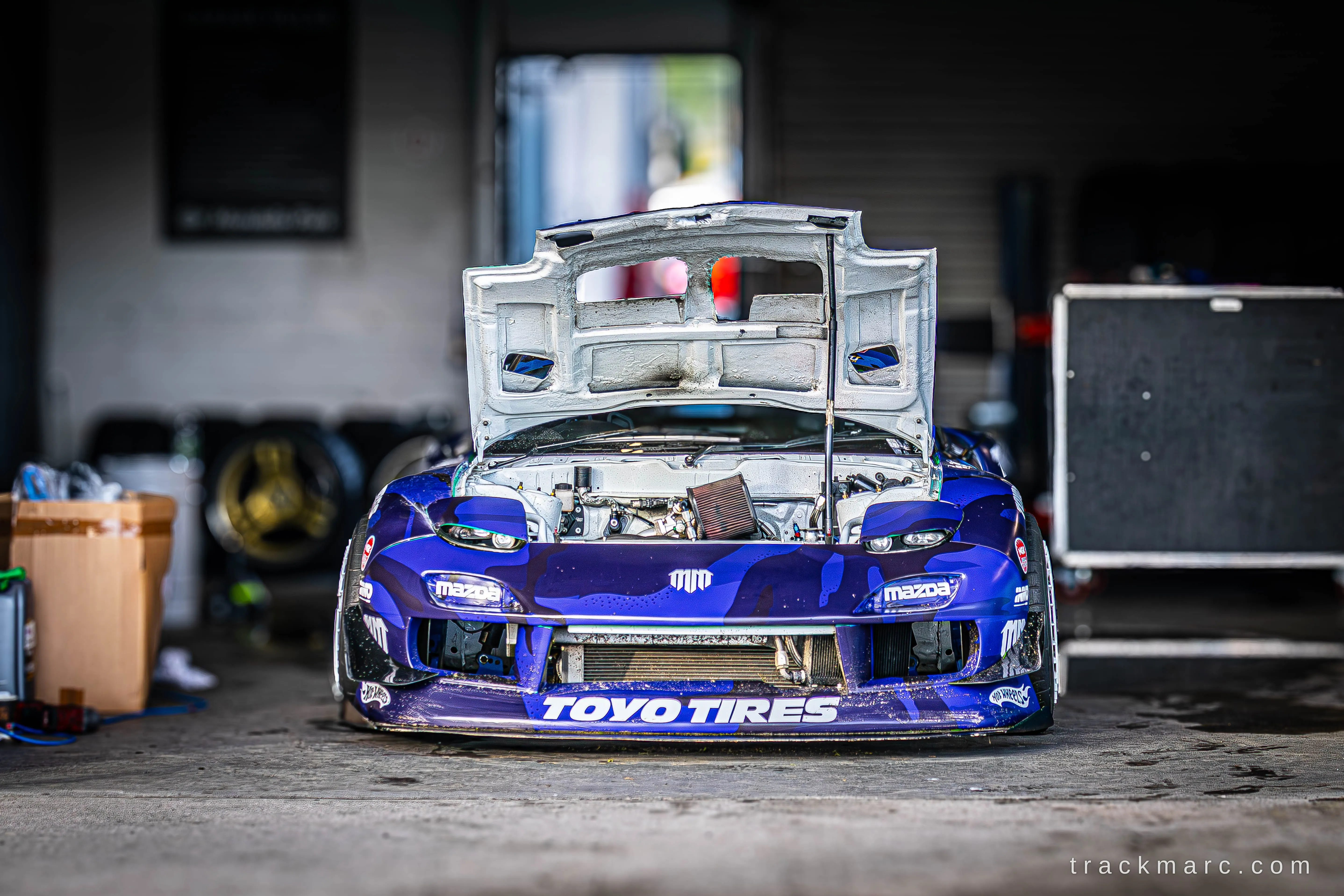 Mazda RX-7, Blue Camo, 130 Showdown