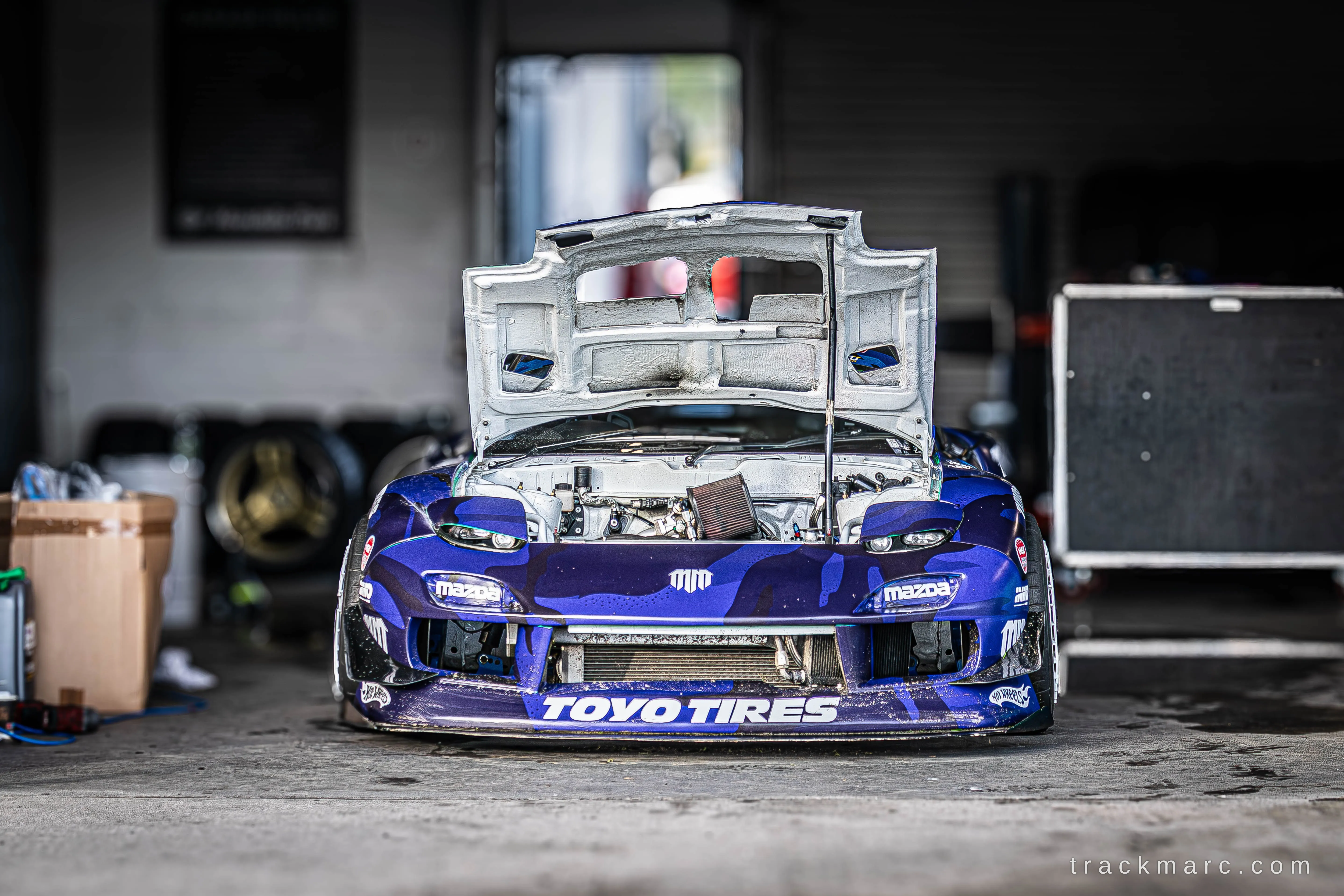 Mazda RX-7, Blue Camo, 130 Showdown