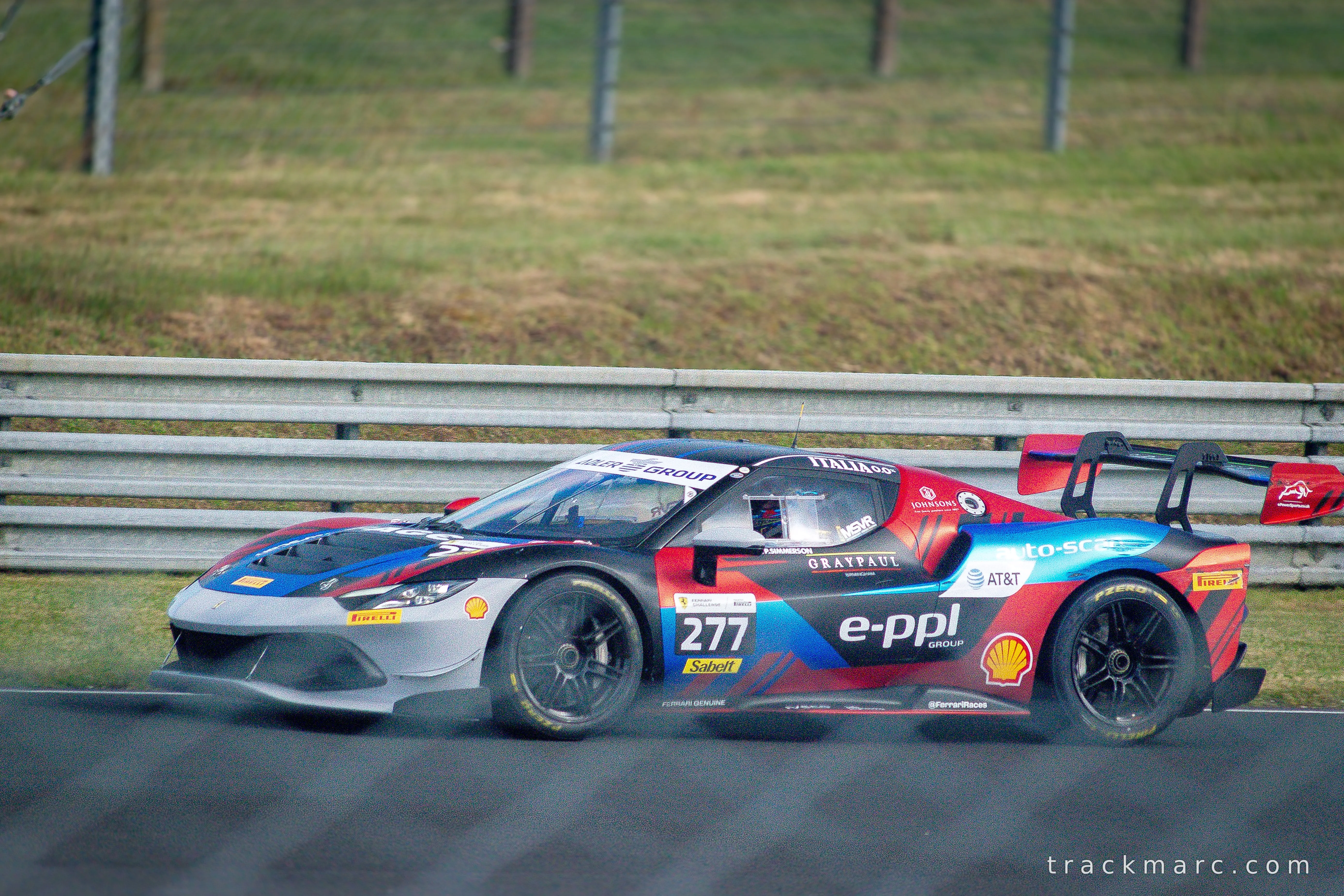 Ferrari 296 Challenge #277 Side Profile — Le Mans 2026