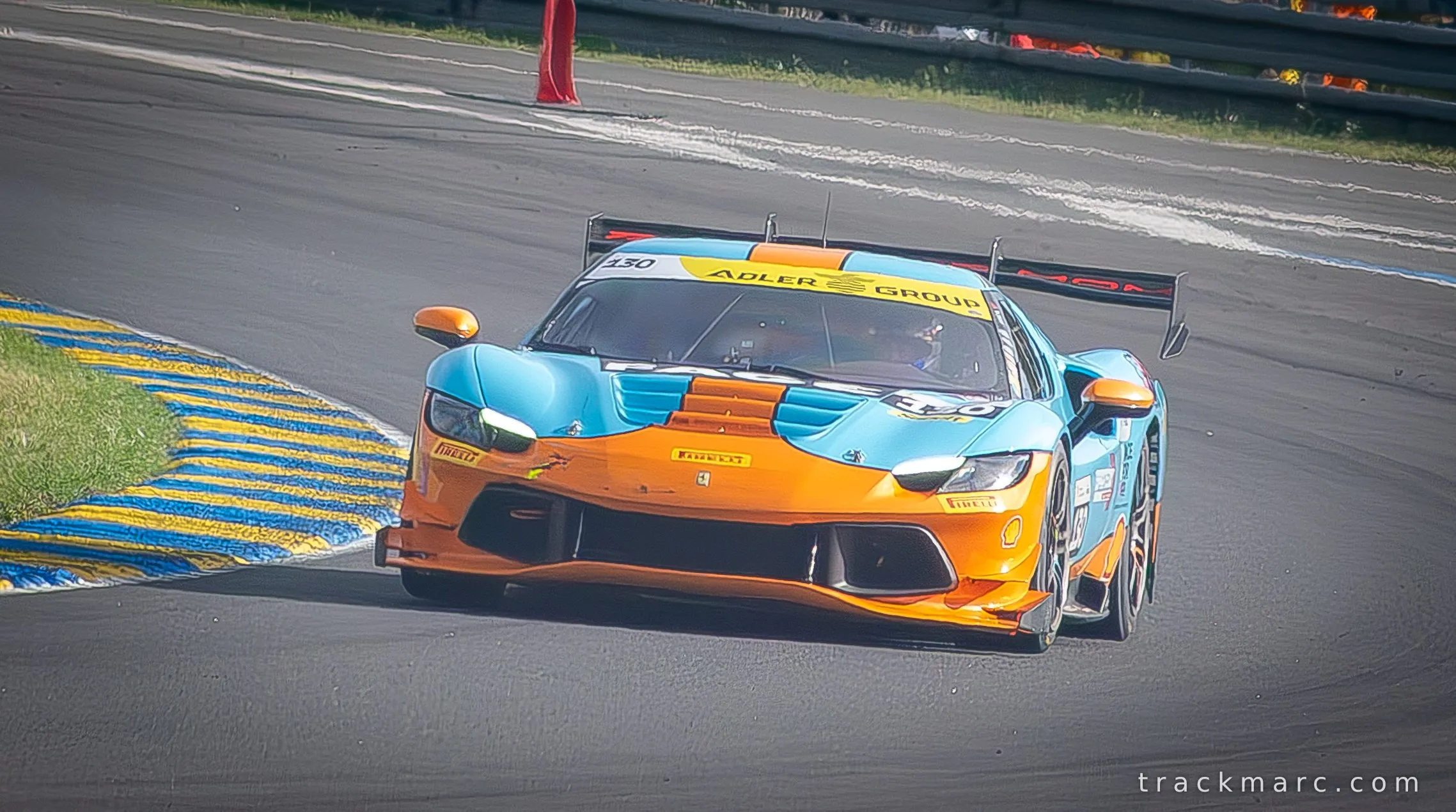 Ferrari 296 Challenge #130 Branson Head-On — Le Mans 2026