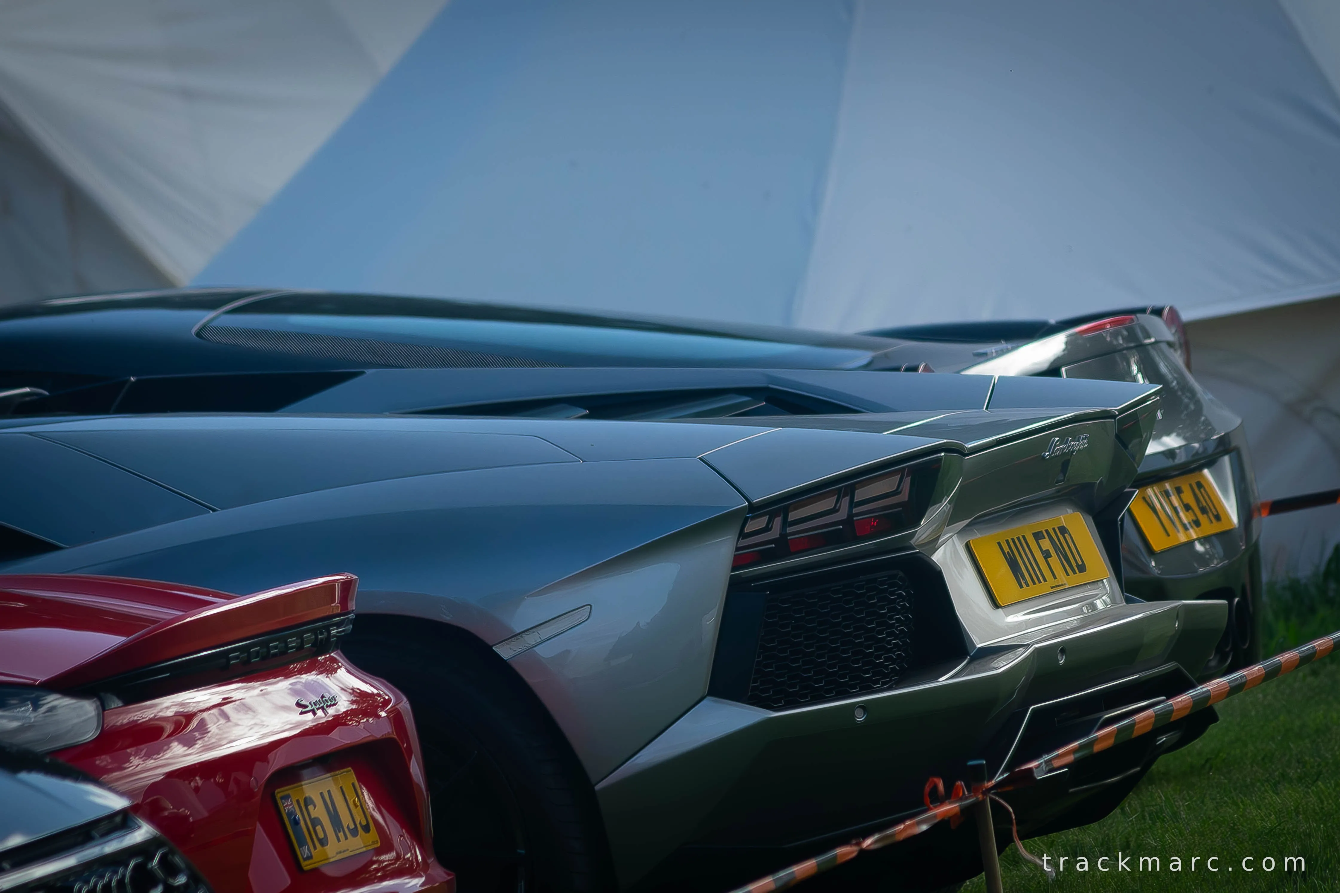 Lamborghini Aventadors on Static Display