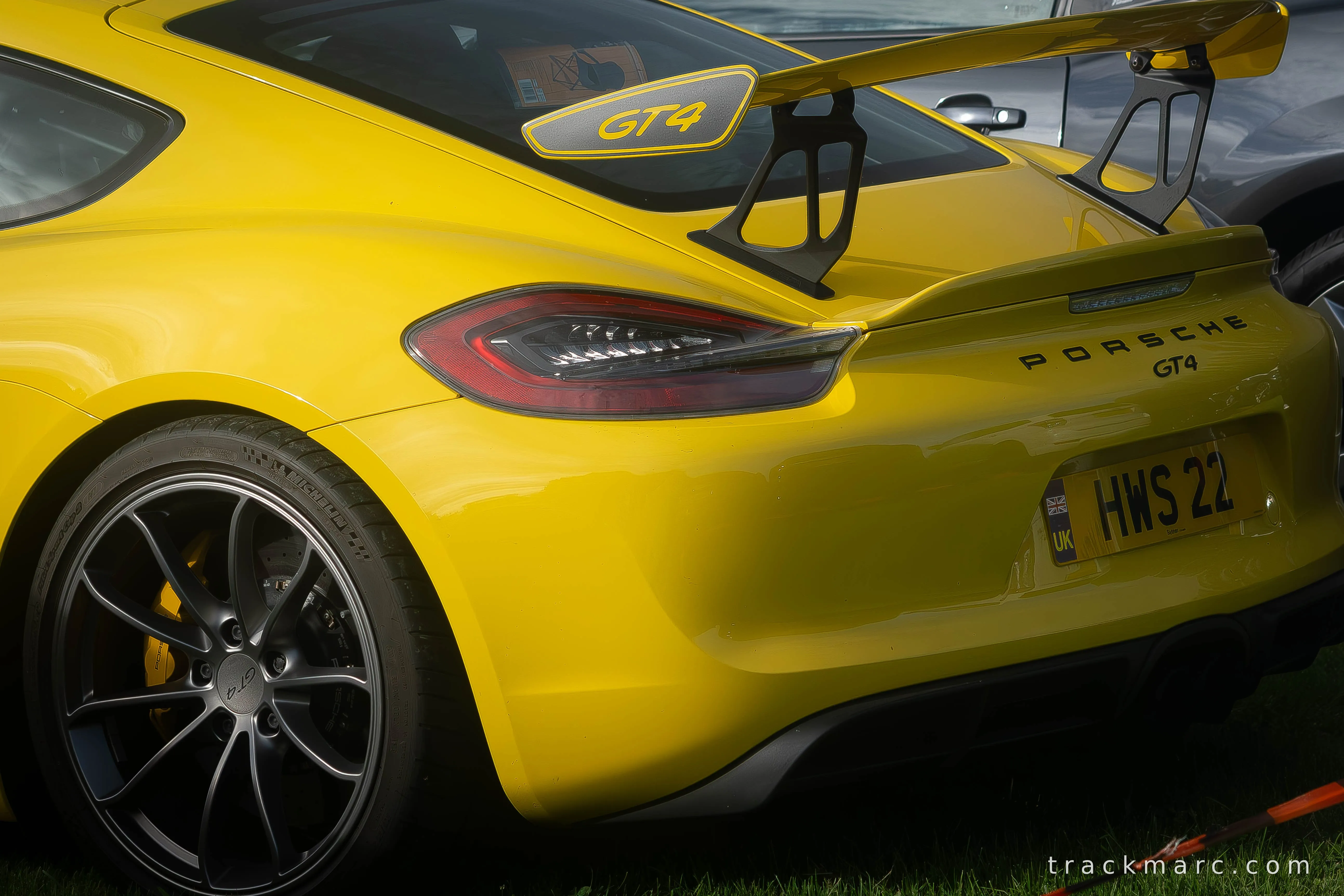 Porsche 718 Cayman GT4 in Racing Yellow
