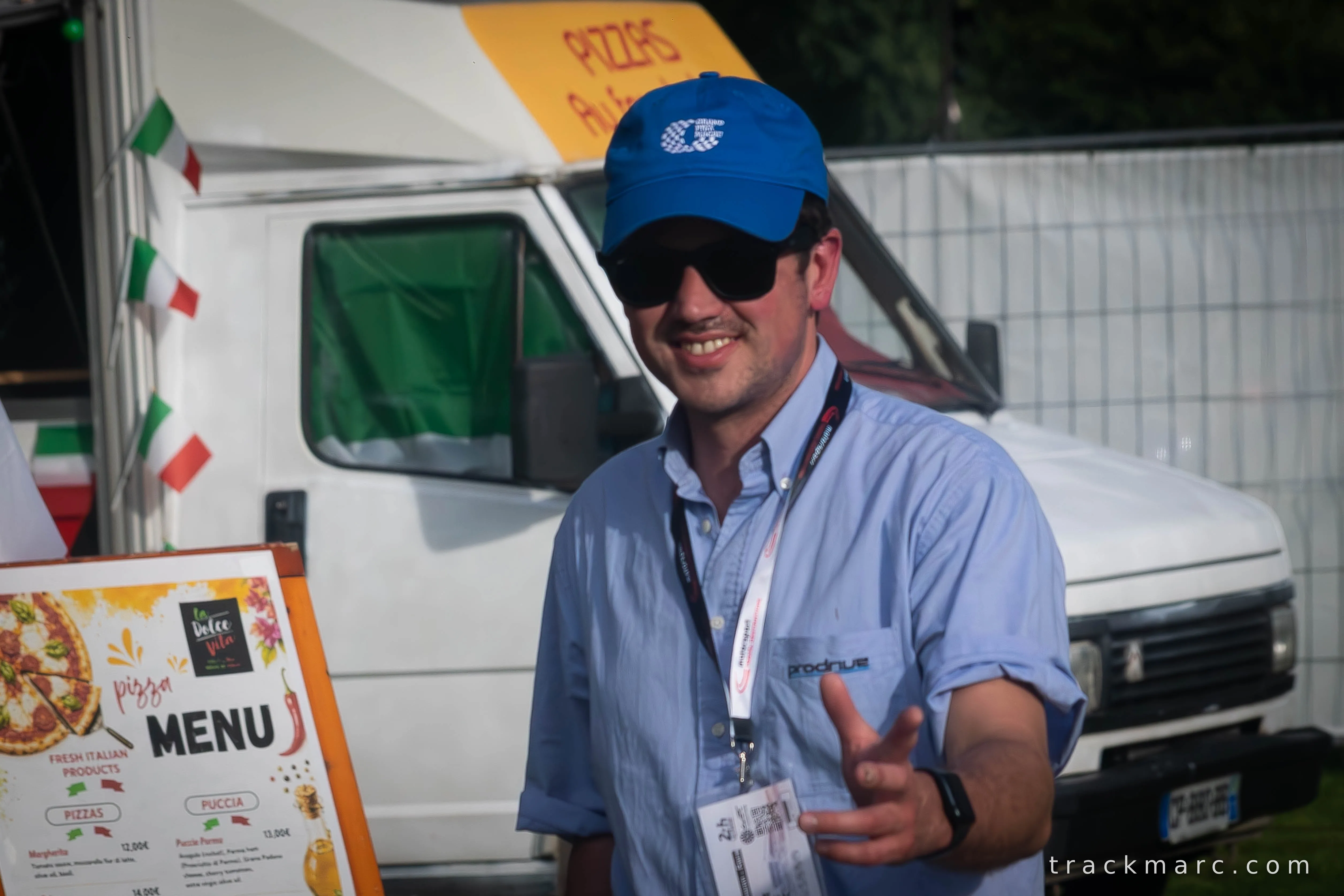 Paddock Scene at Motorsport Event
