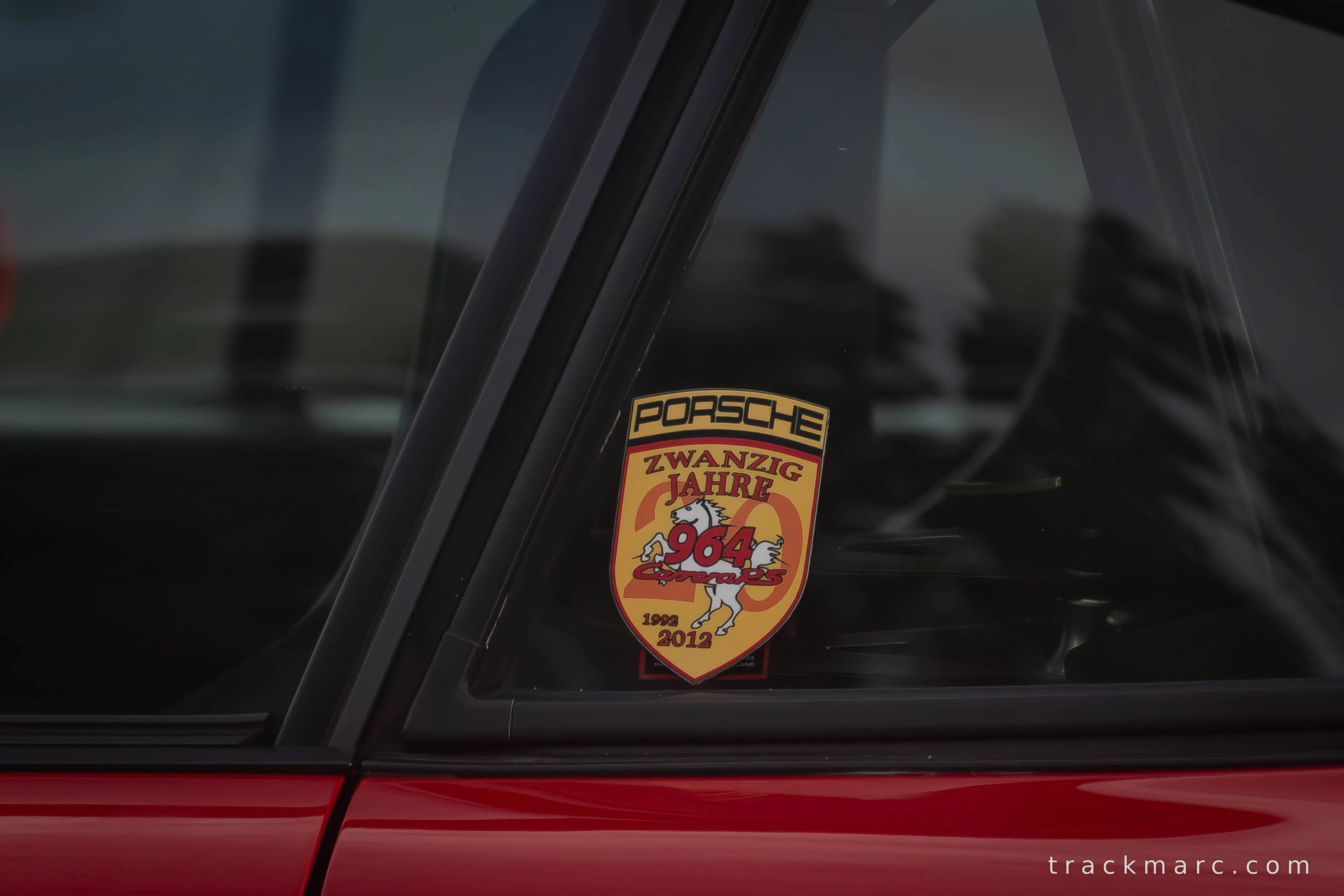 Porsche 911 (964) Carrera RS — 20th Anniversary Window Detail