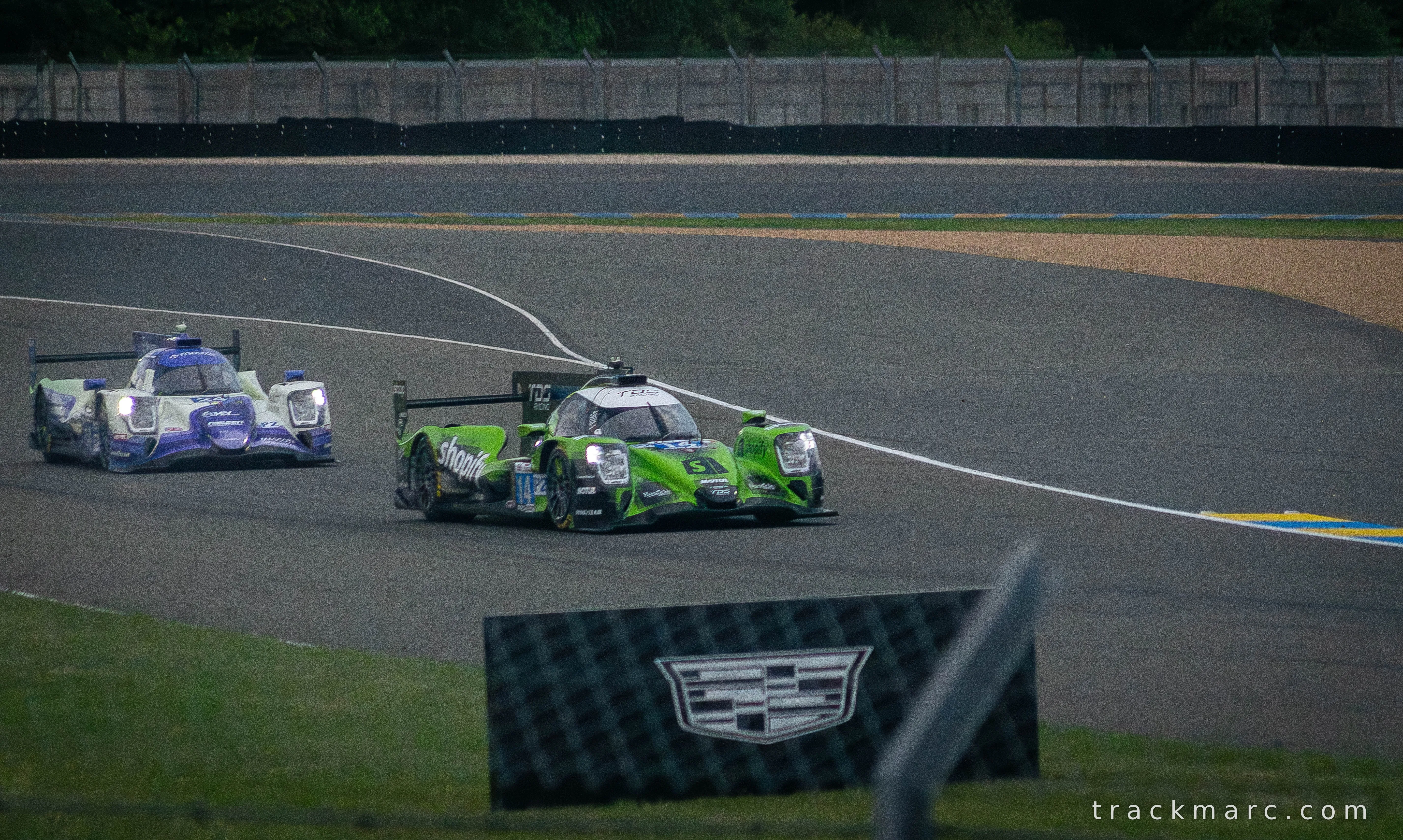 Shopify Oreca Leads Through the Cadillac Corner