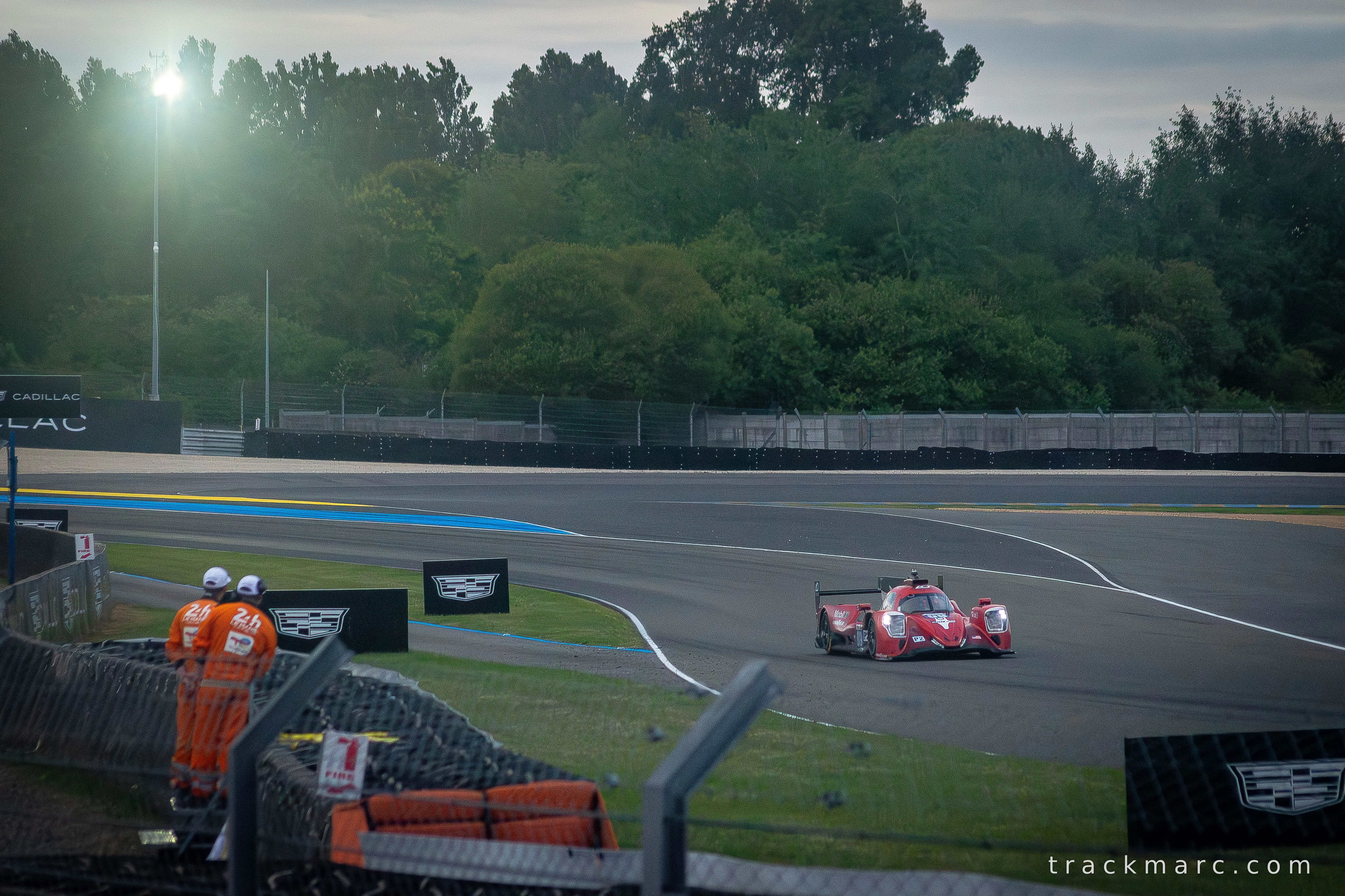 Mobil 1 Oreca Past the Cadillac Boards