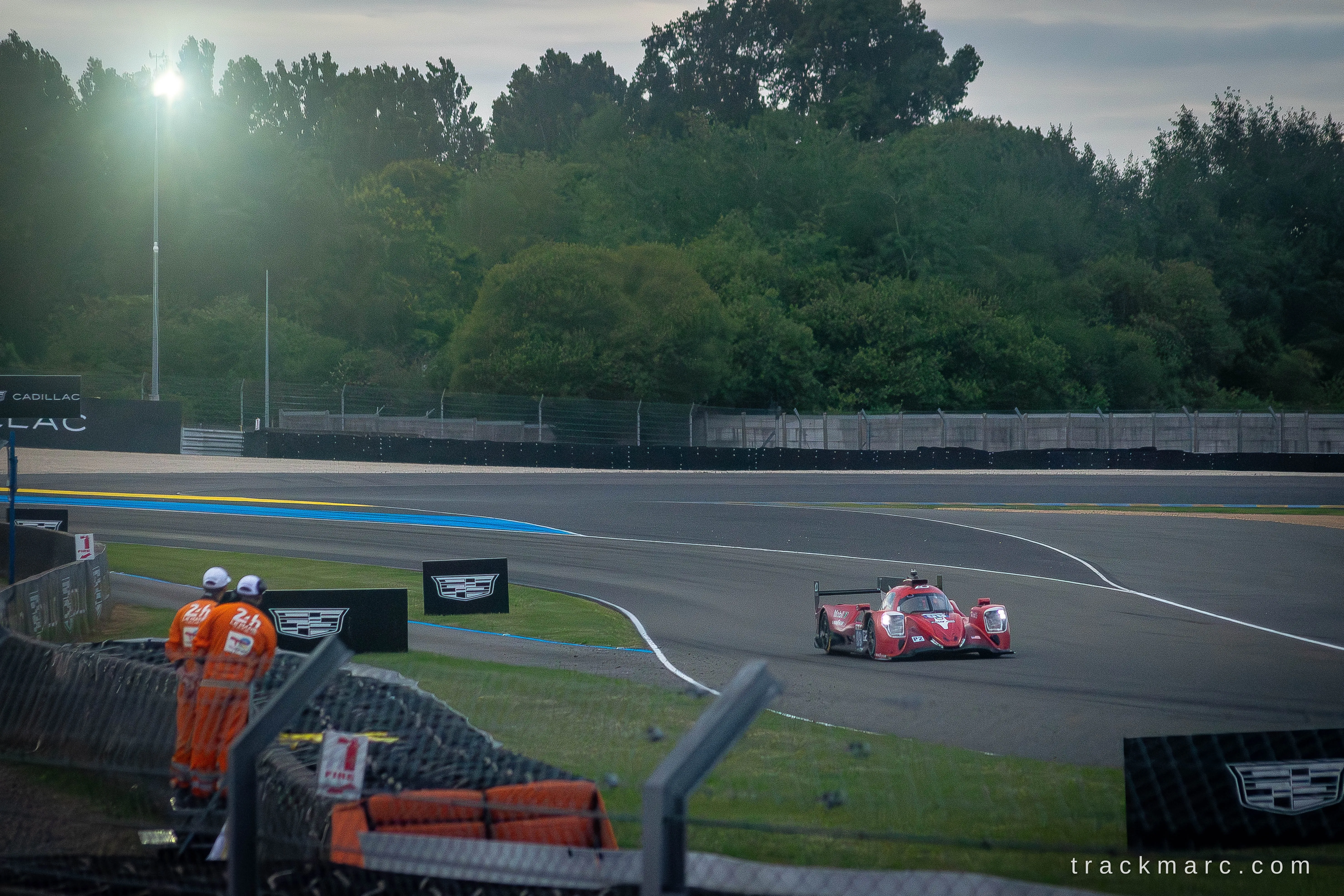 Mobil 1 Oreca Past the Cadillac Boards