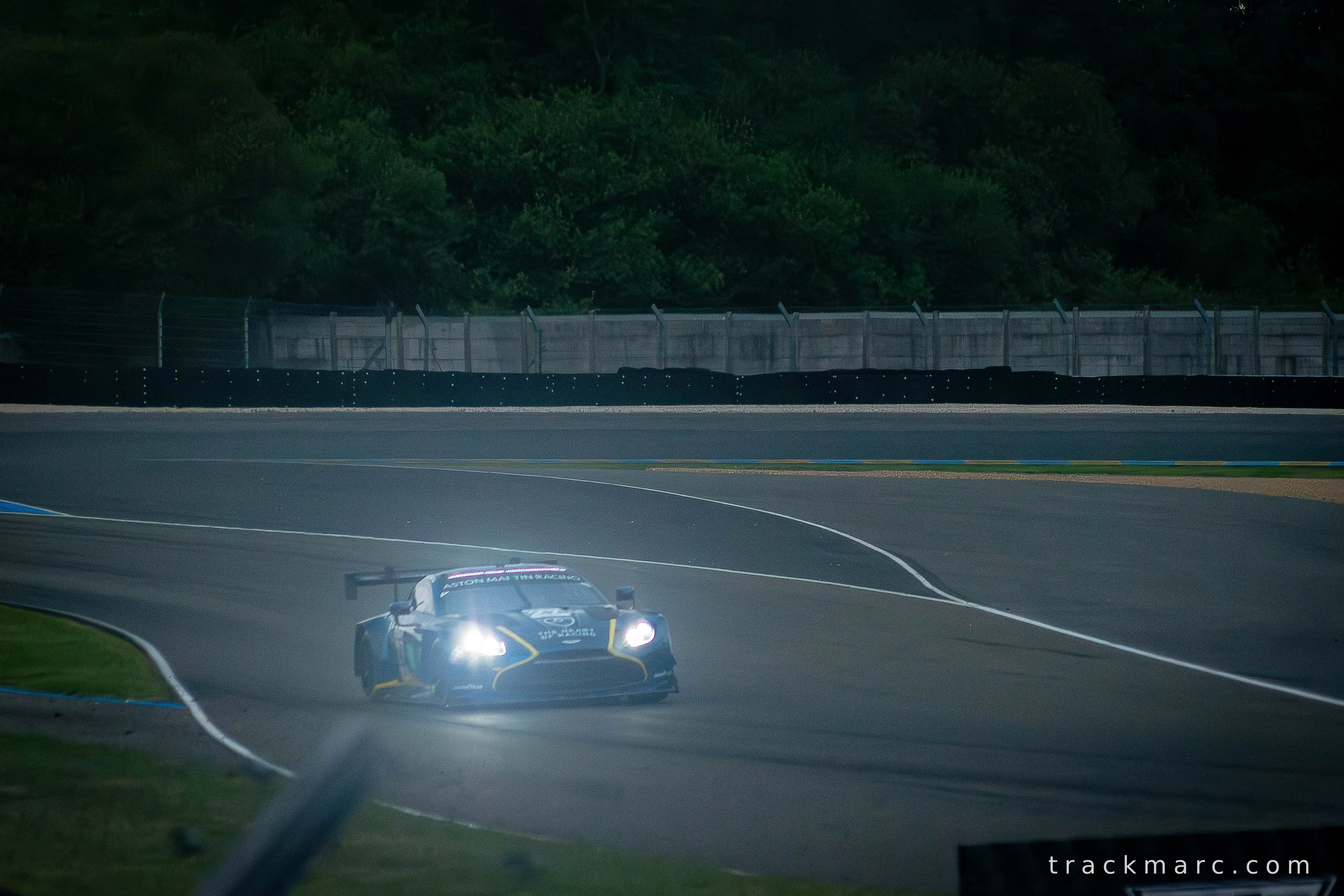 Aston Martin Vantage GT3 at Dusk