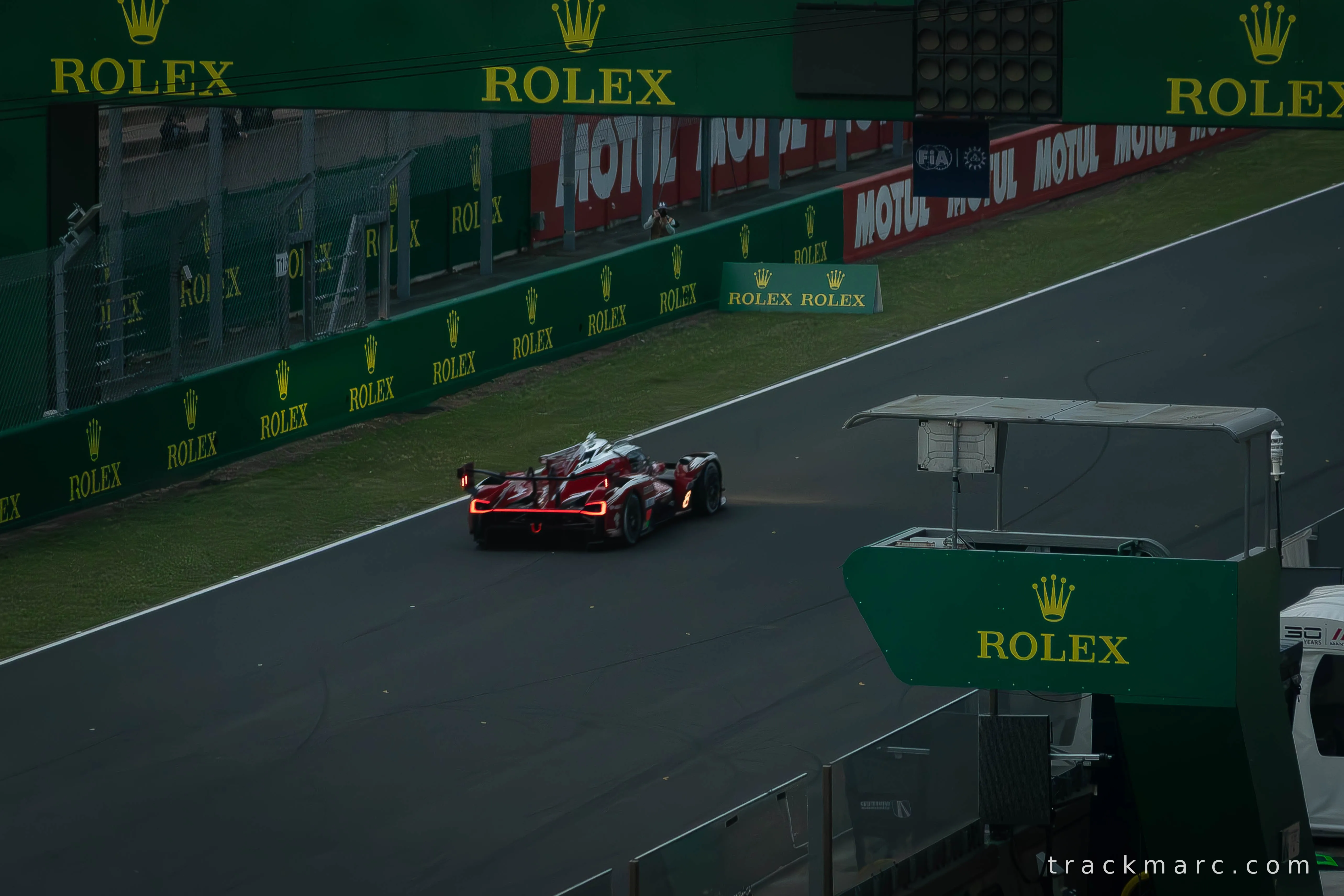 Hypercar Under the Rolex Bridge