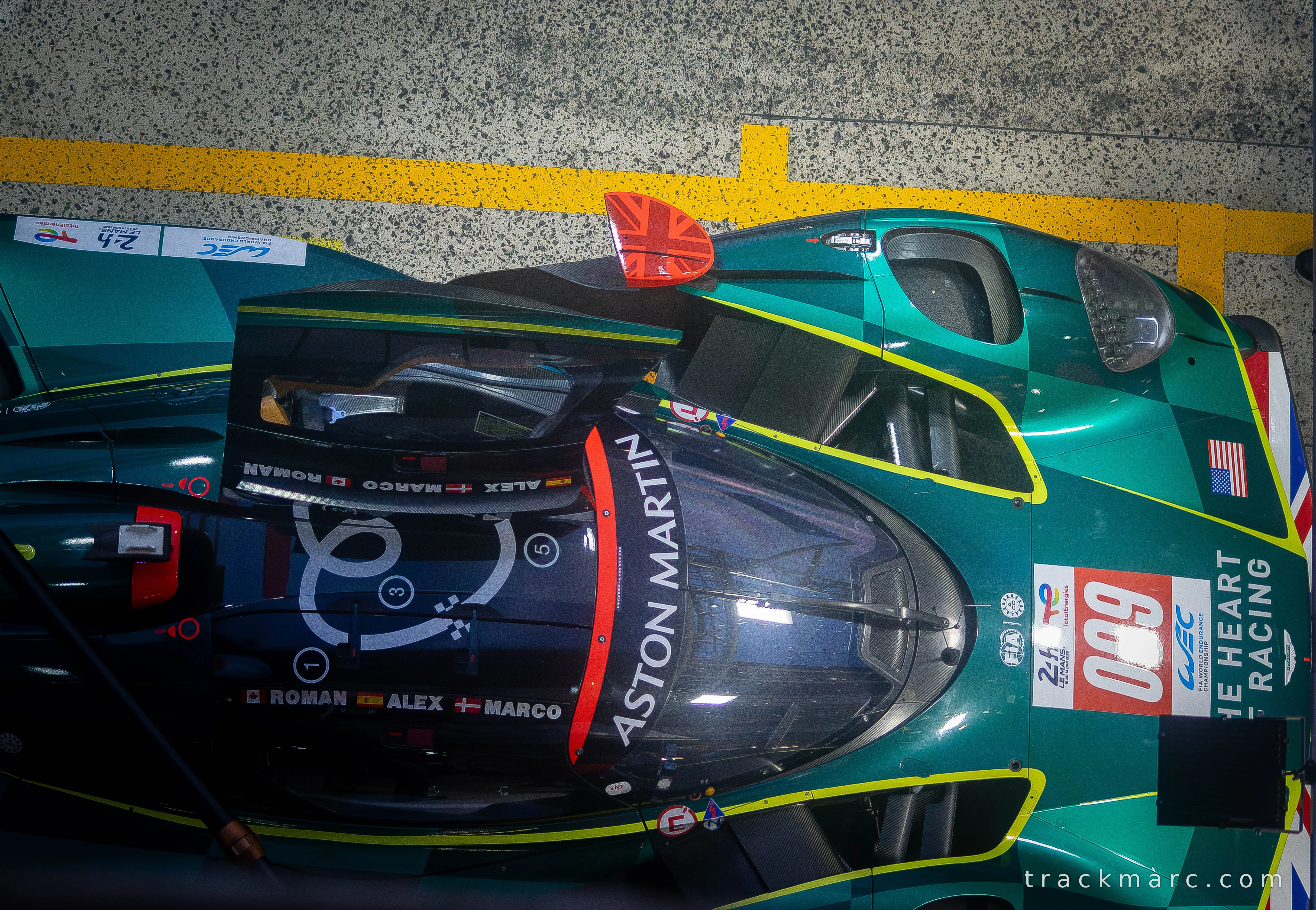 Aston Martin Valkyrie 009 in the Pit Lane