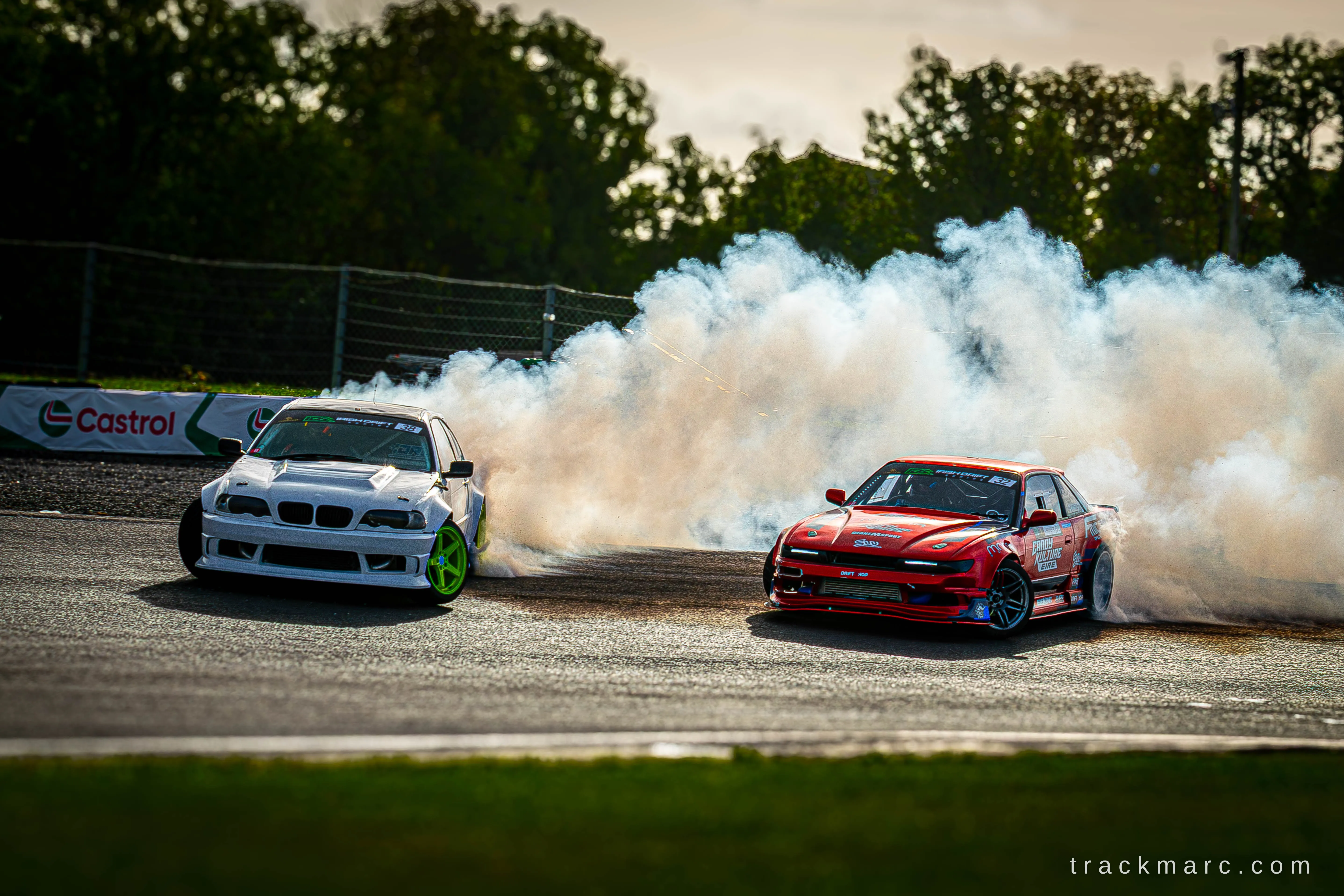 Darragh Spencer and drift car — 130 Showdown