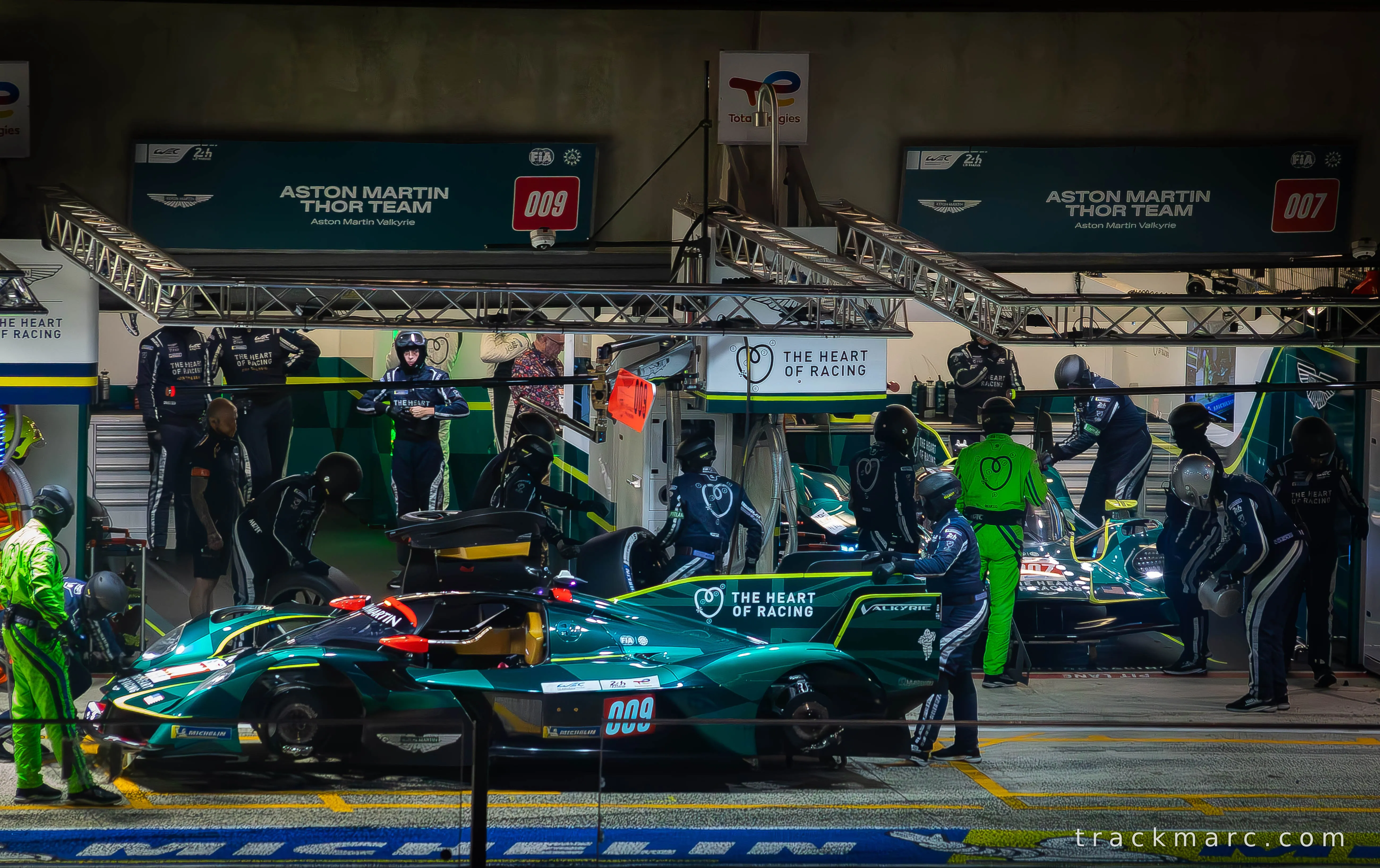 Aston Martin Pit Complex — Wide View
