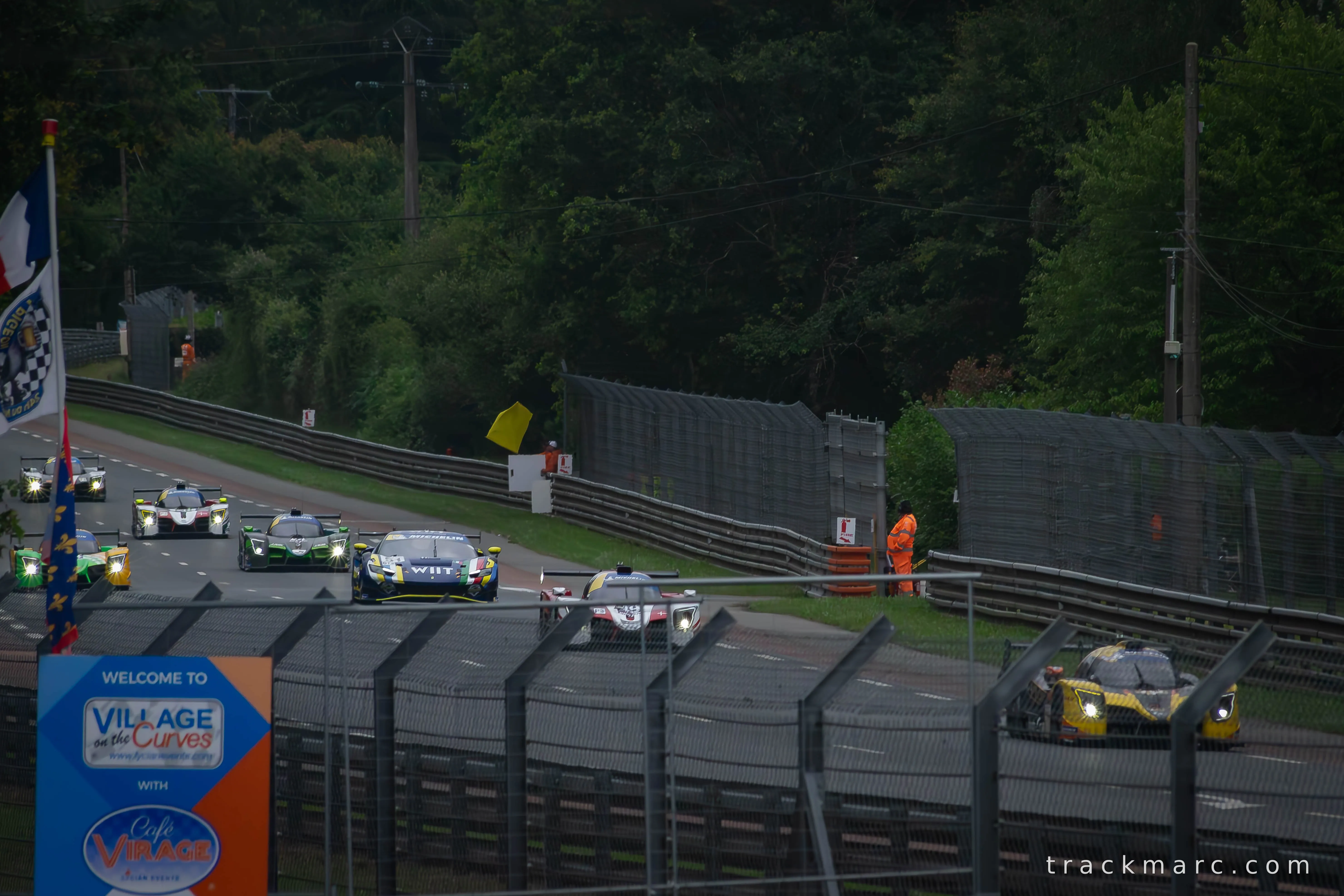 Multi-Class Battle at Village au Courbes — Le Mans 2026