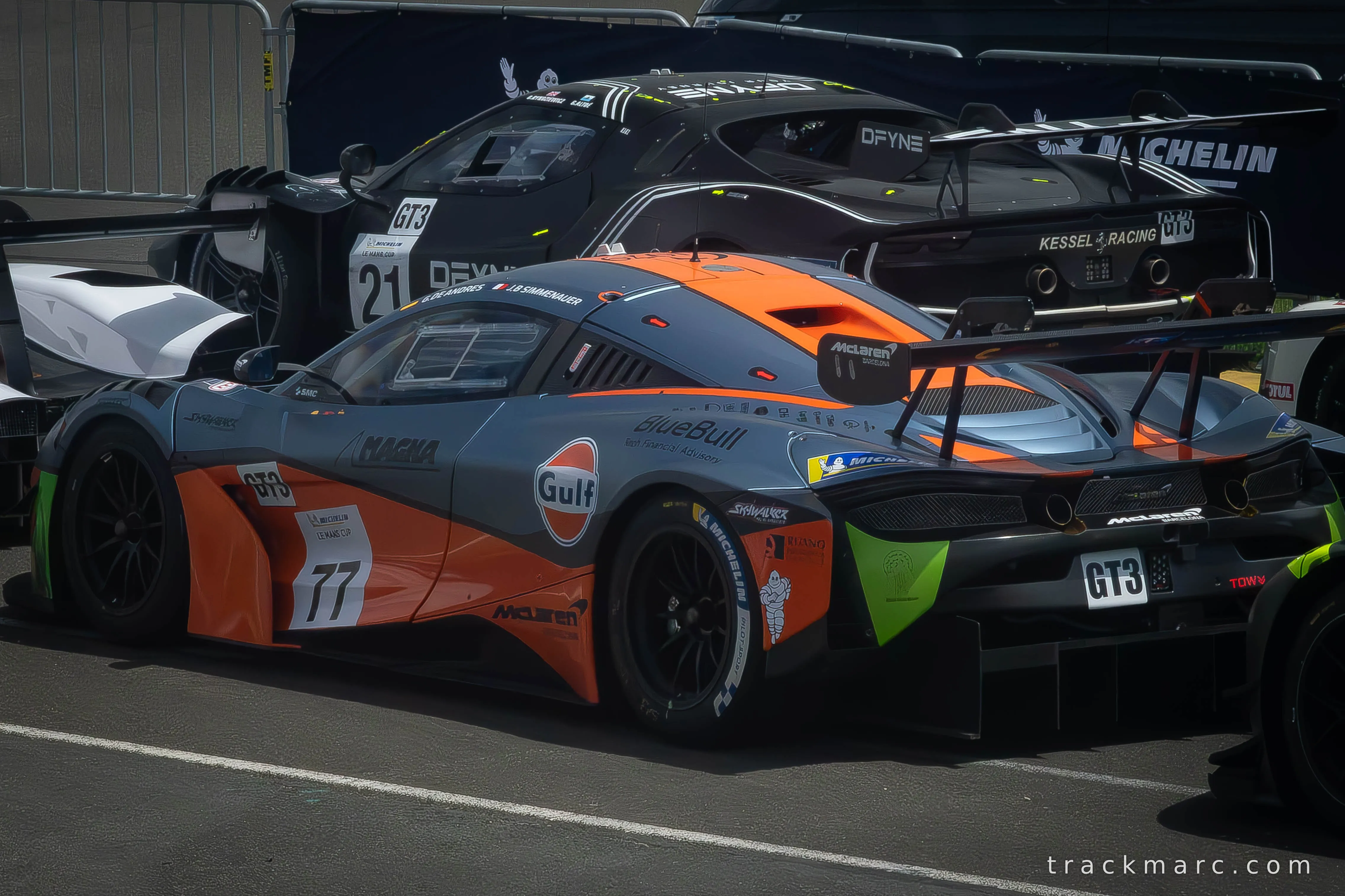 McLaren GT3 #77 — Pit Lane, Le Mans 2026