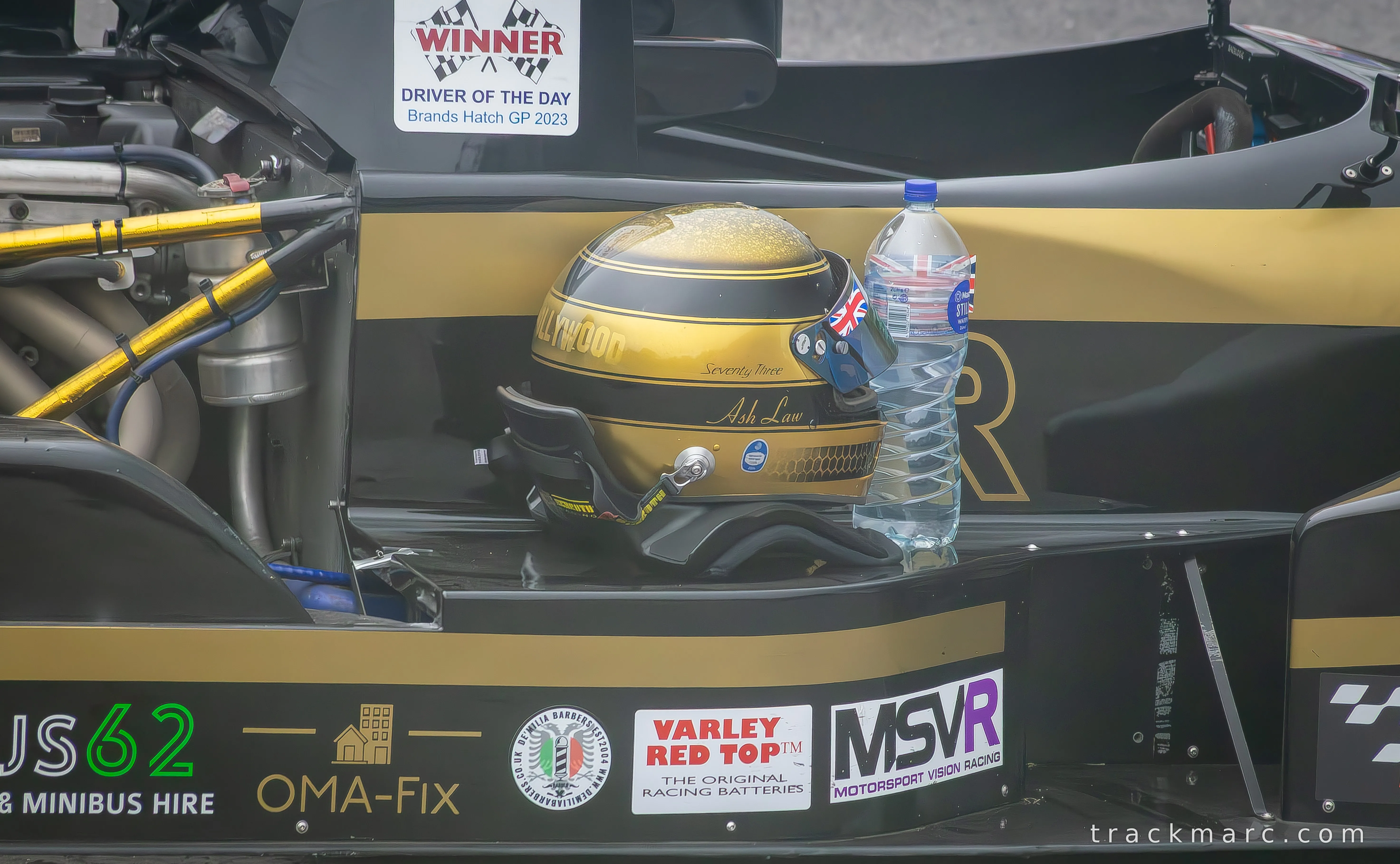 Hesketh-Liveried Single-Seater in the Paddock — Mondello Park