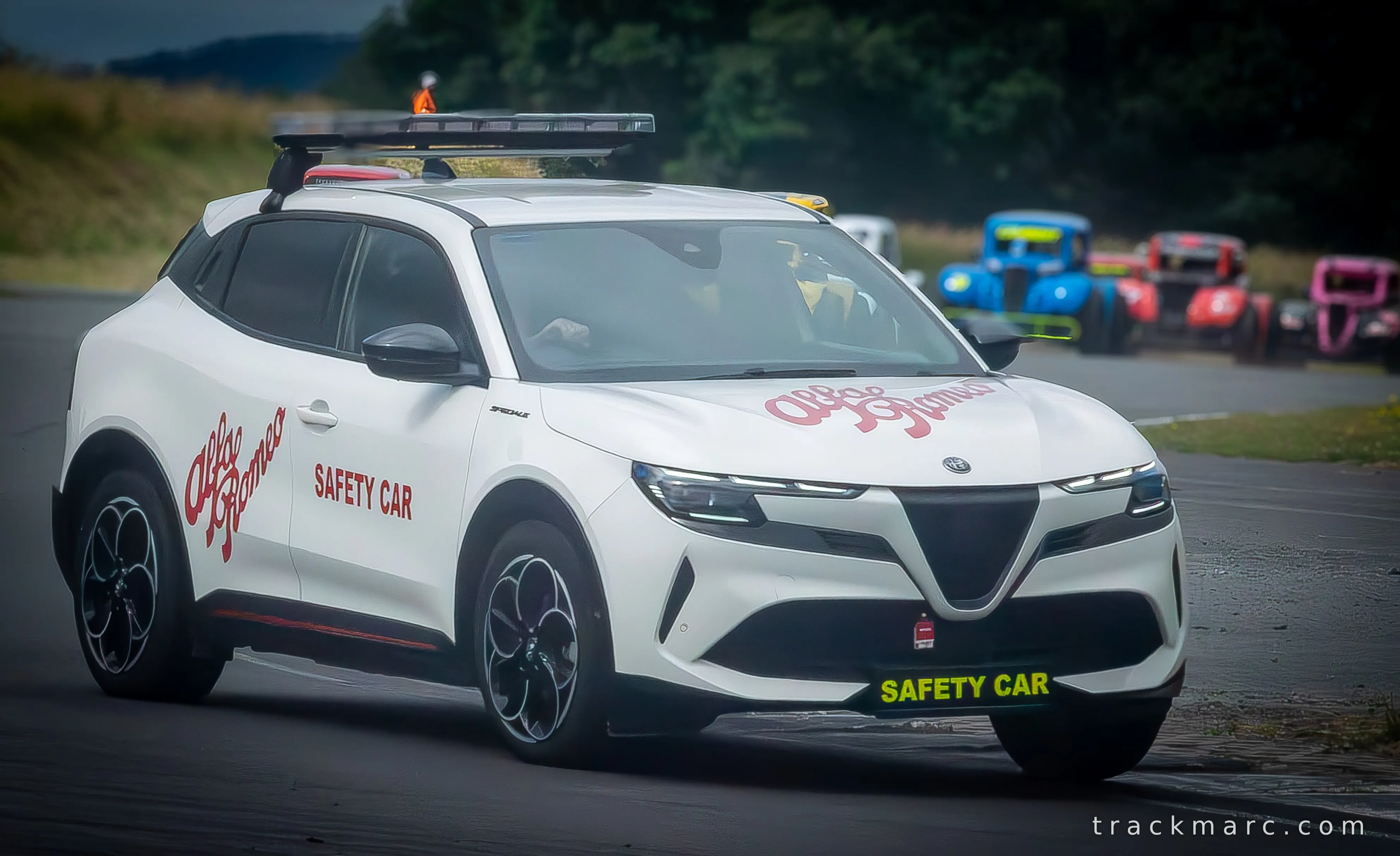 Alfa Romeo Safety Car Leads the Legends — Mondello Park