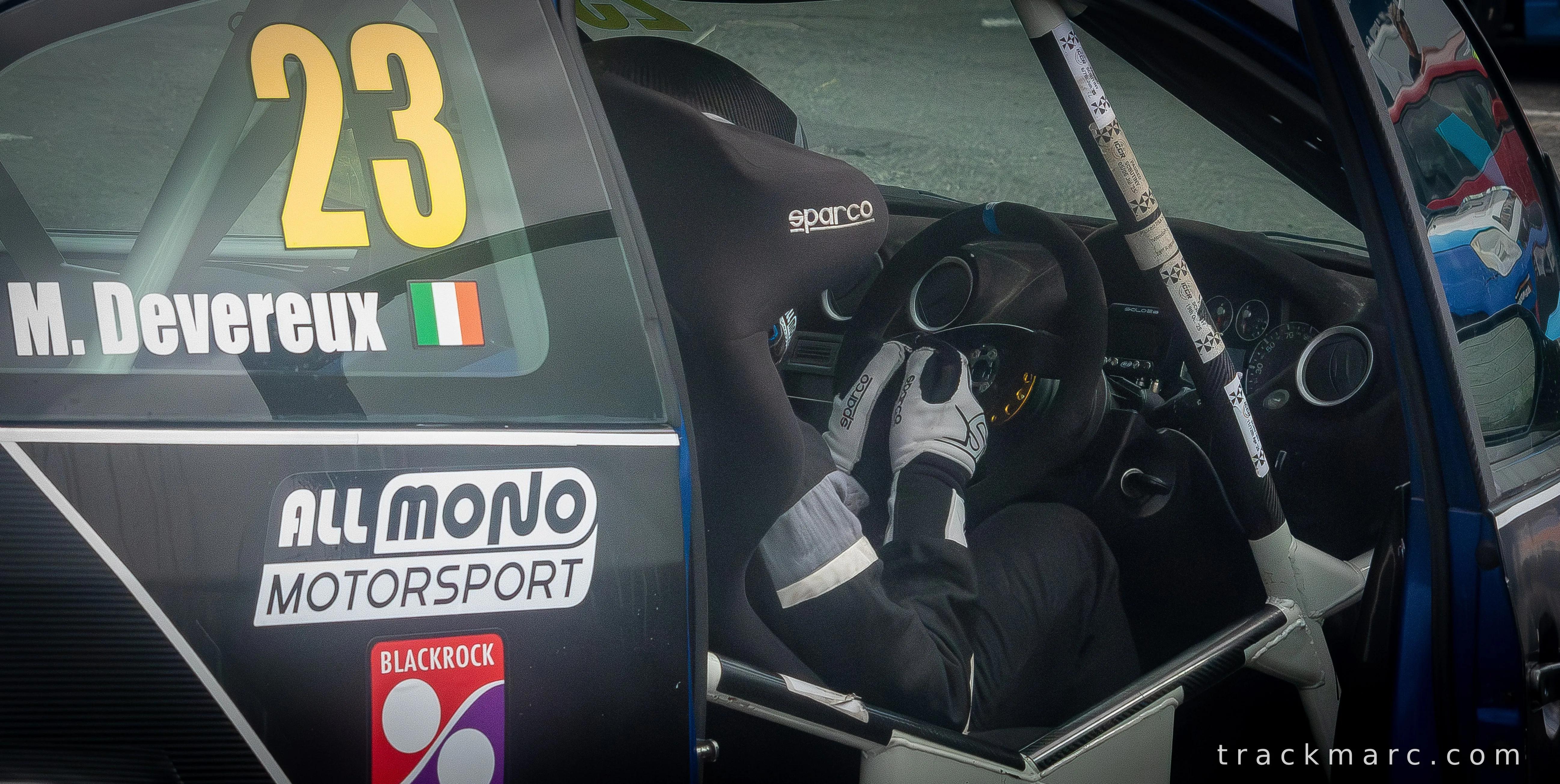M. Devereux's Fiesta ST #23, Cockpit Detail — Mondello Park