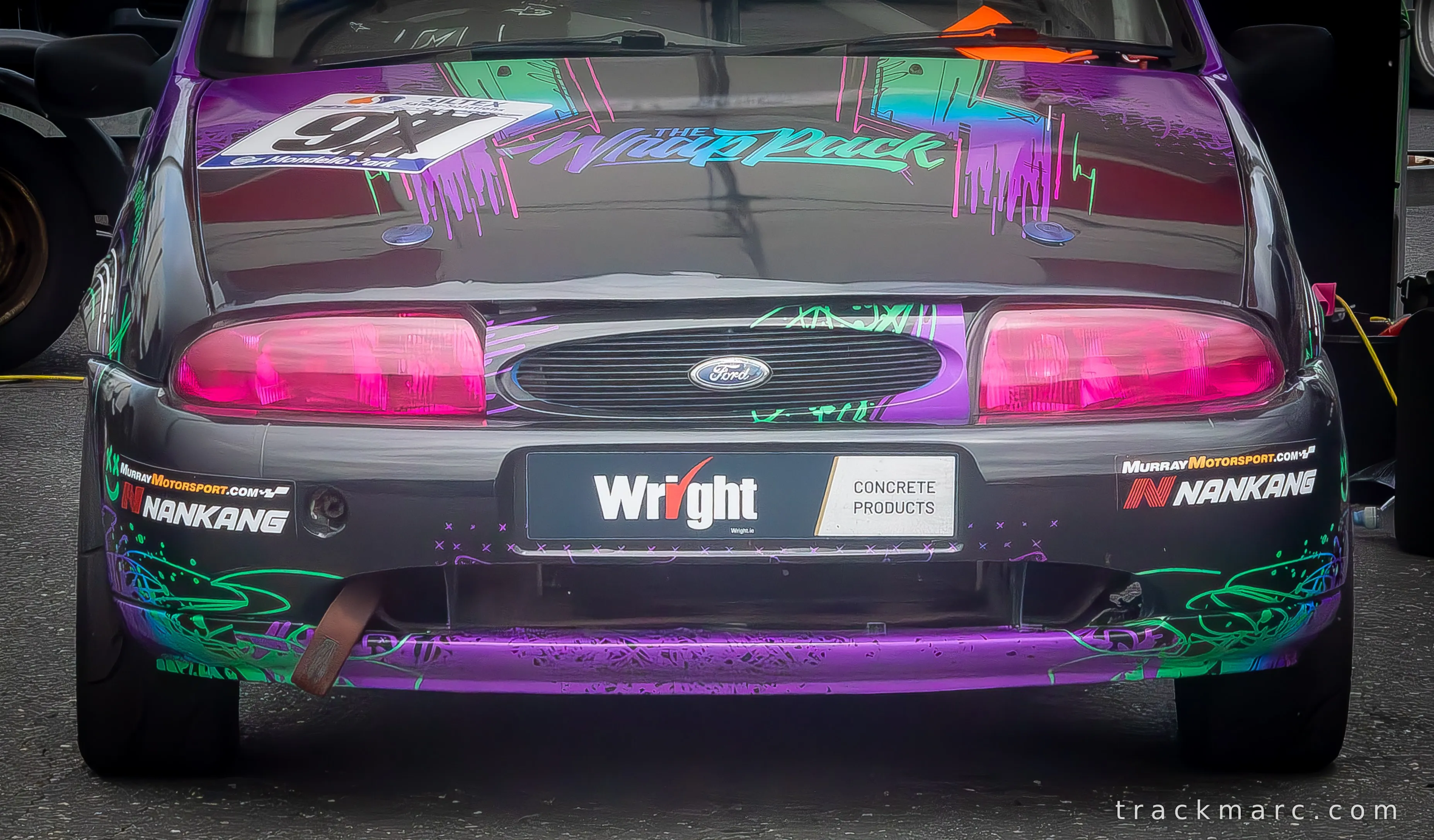 The Wrap Rack Fiesta, Rear Detail — Mondello Park