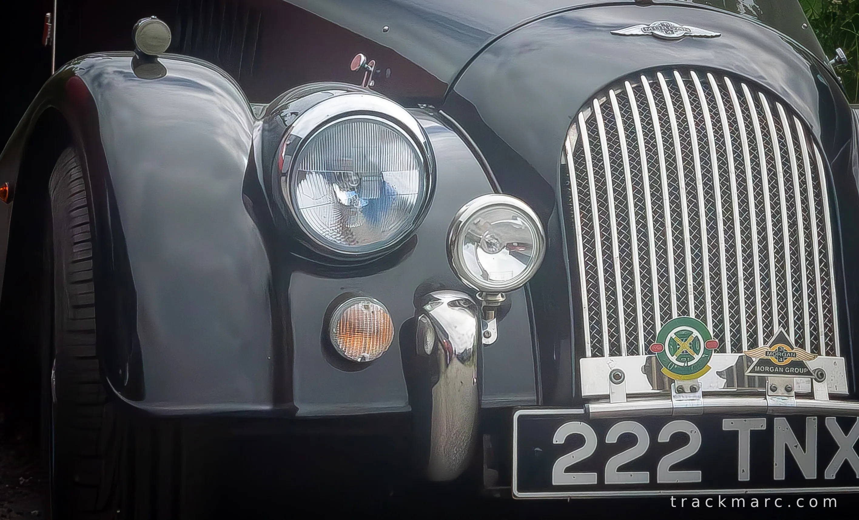 Classic Morgan in the Car Park — Mondello Park