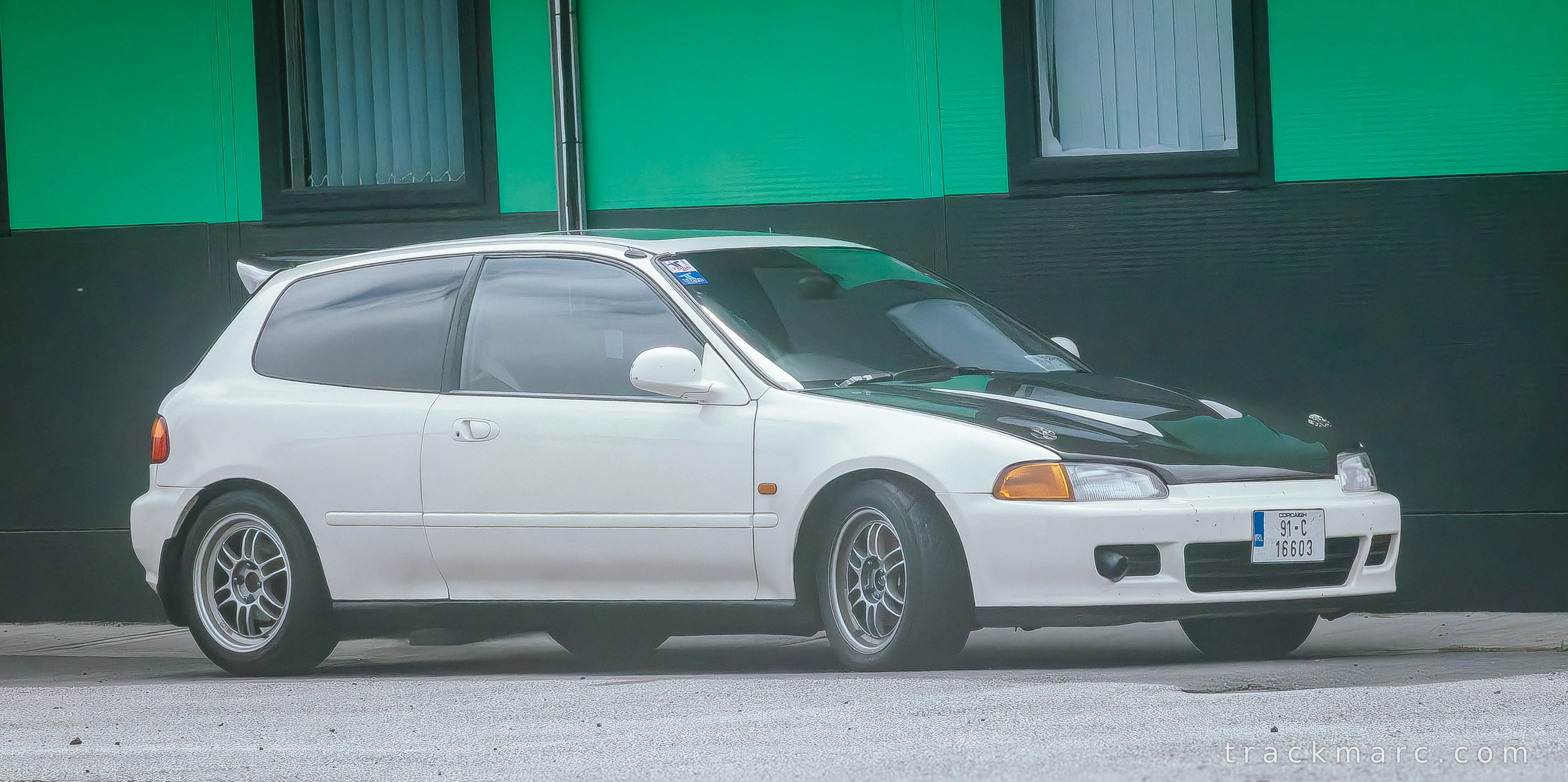 Honda Civic in the Car Park — Mondello Park
