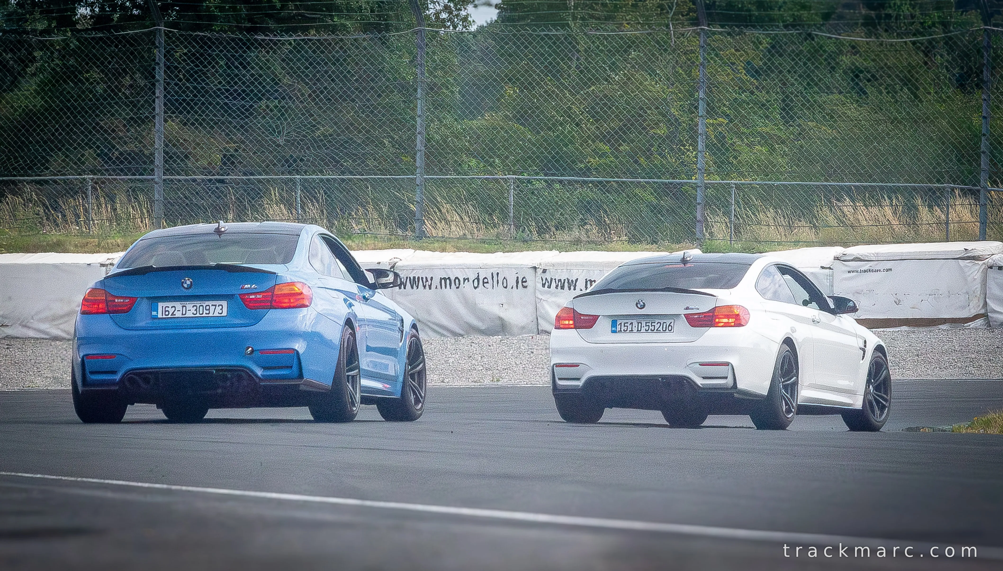 BMW M4s, Blue and White — Bimmerfest, Mondello Park