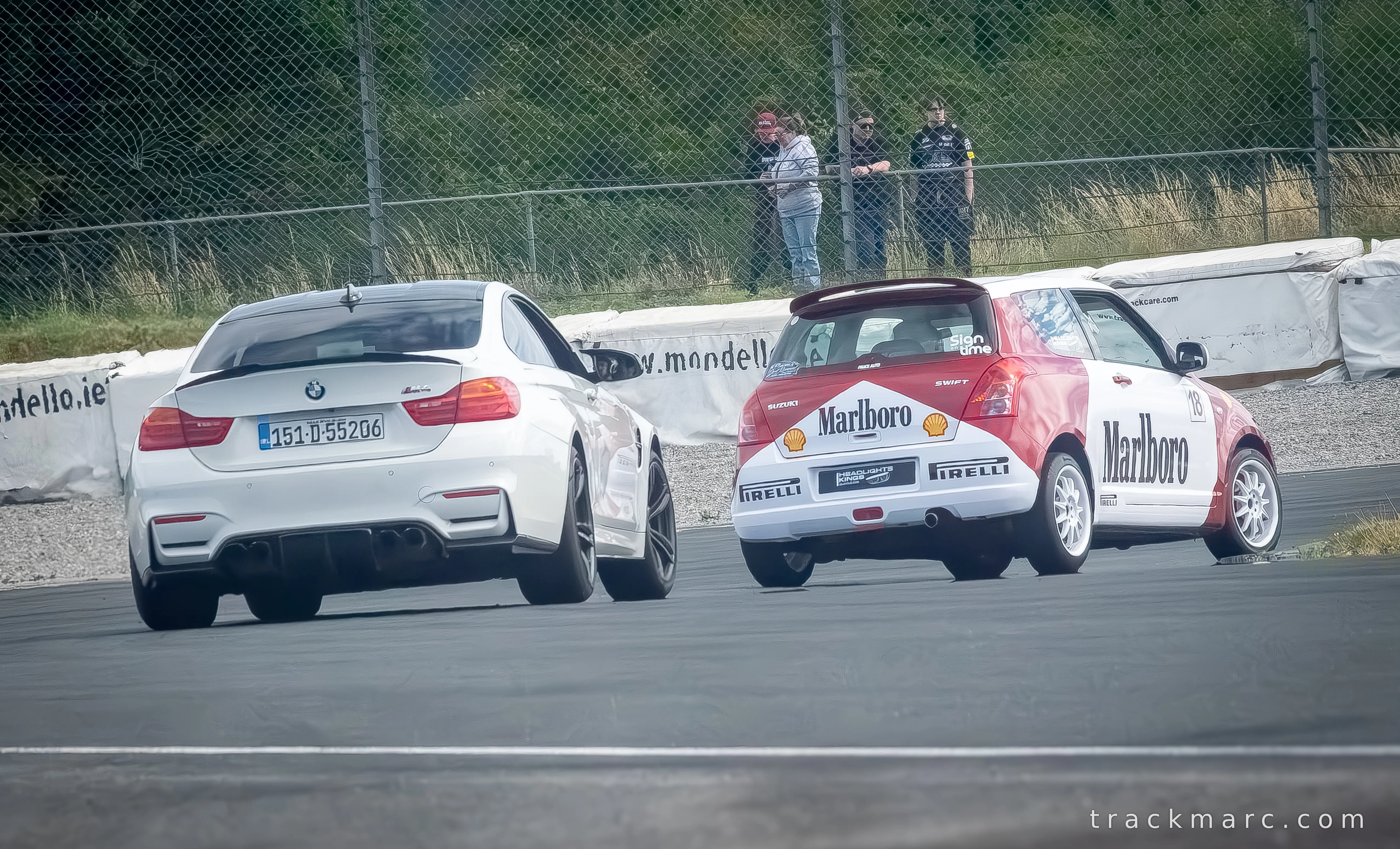 Suzuki Swift Leads a BMW M4 — Bimmerfest, Mondello Park