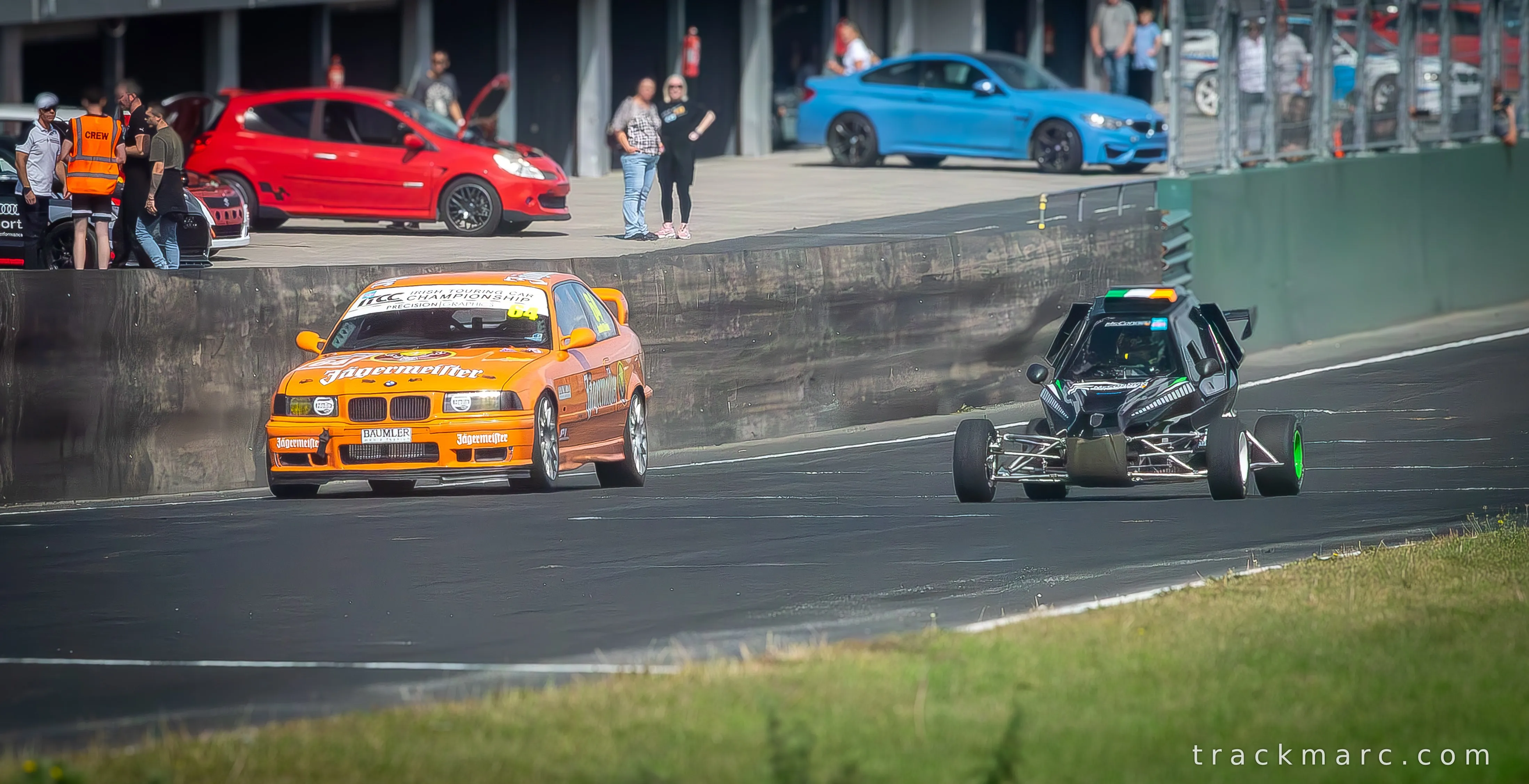Jägermeister BMW Chases an Open-Wheel Buggy — Bimmerfest, Mondello Park
