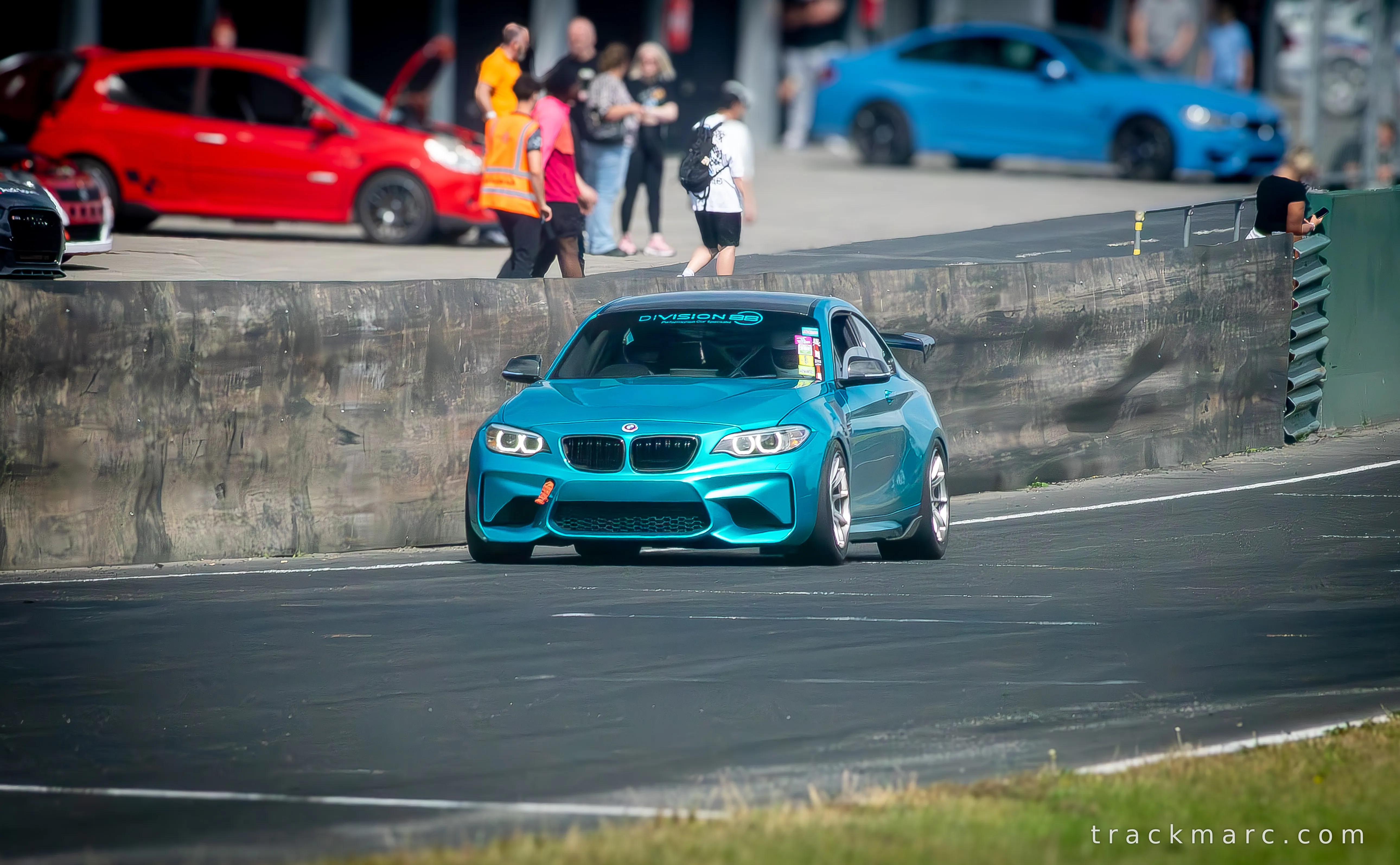 BMW M2, Teal, on Circuit — Bimmerfest, Mondello Park