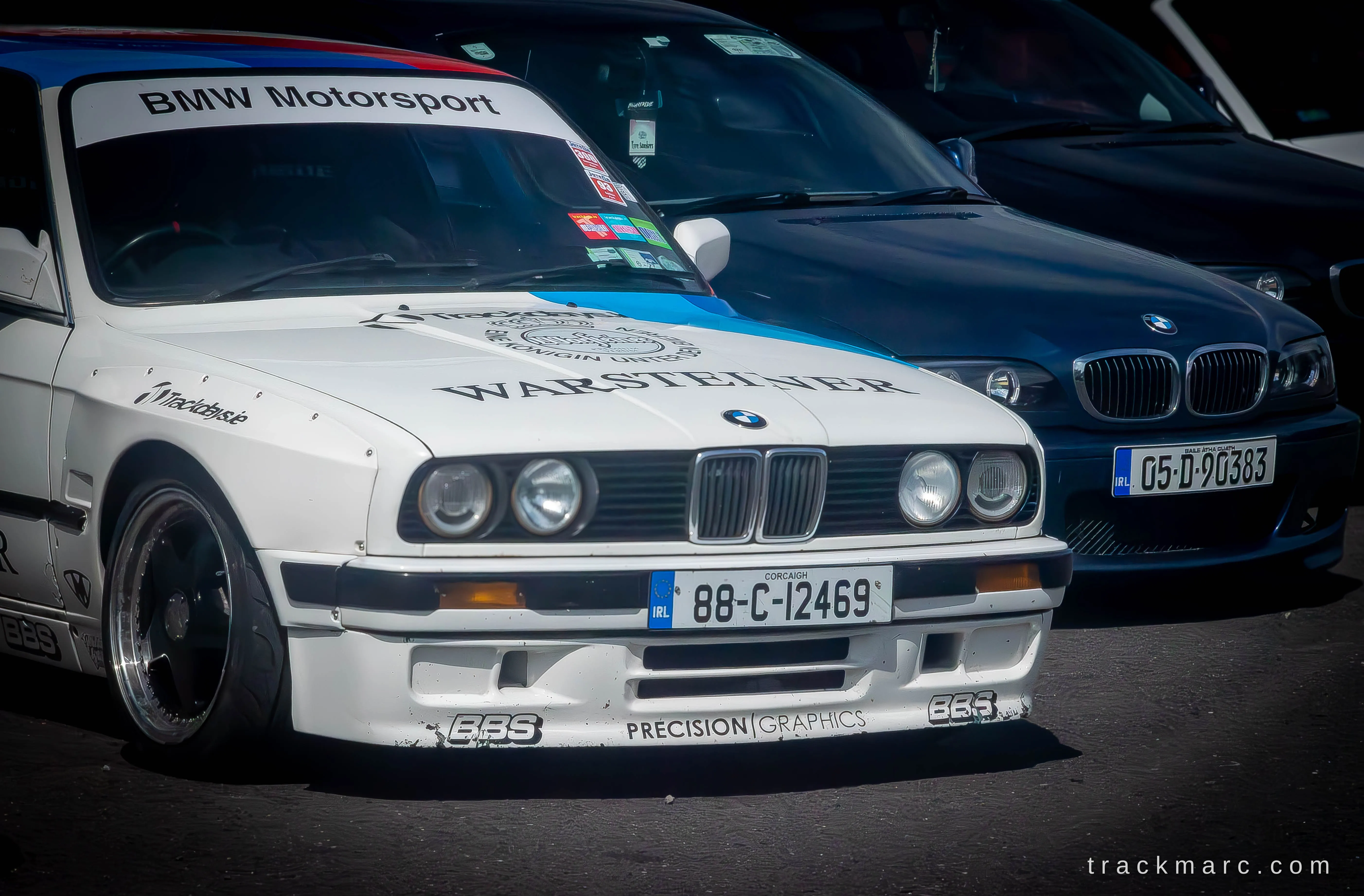 BMW E30 and E46 M3 in the Paddock — Bimmerfest, Mondello Park