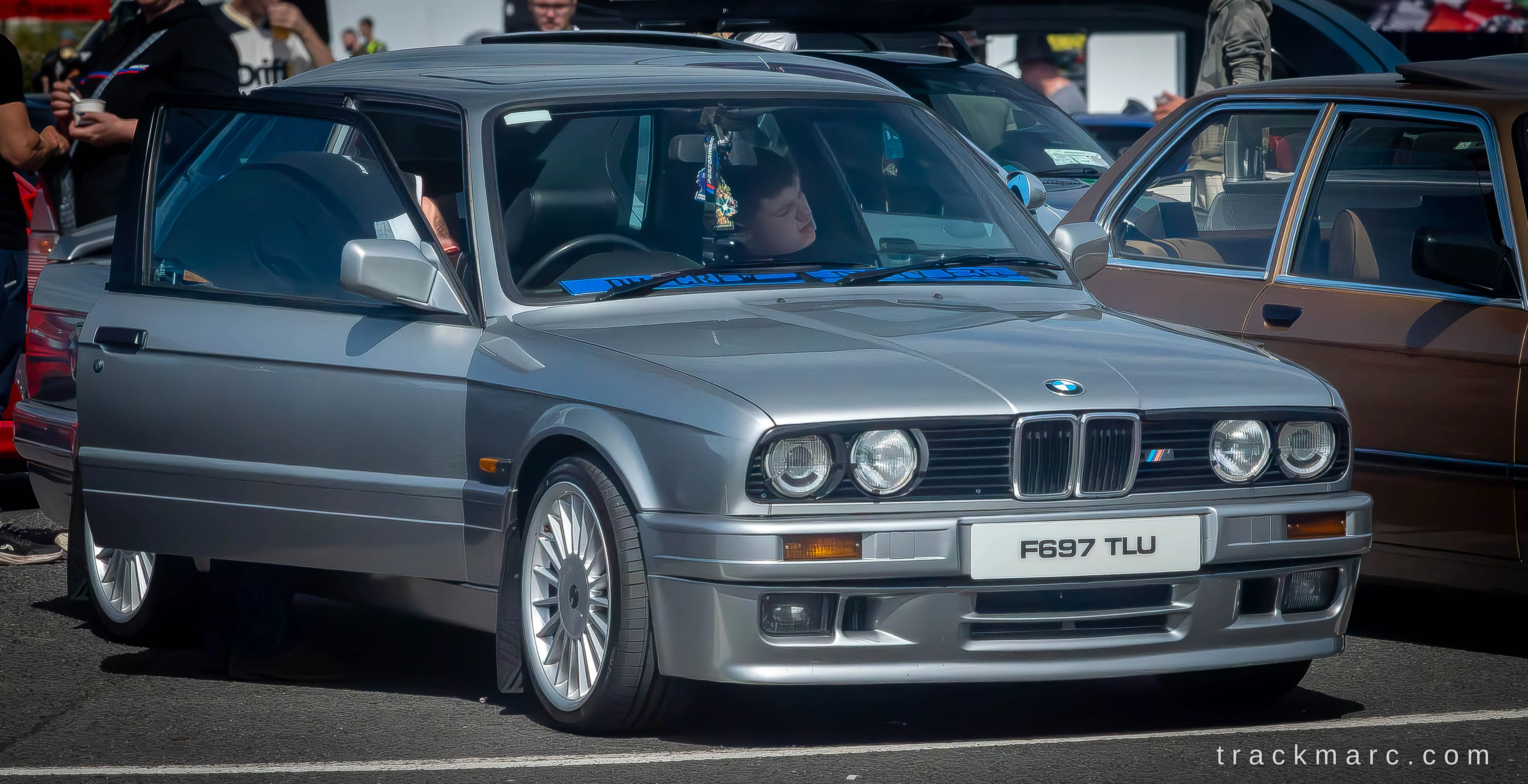 Silver BMW E30 3 Series — Bimmerfest, Mondello Park