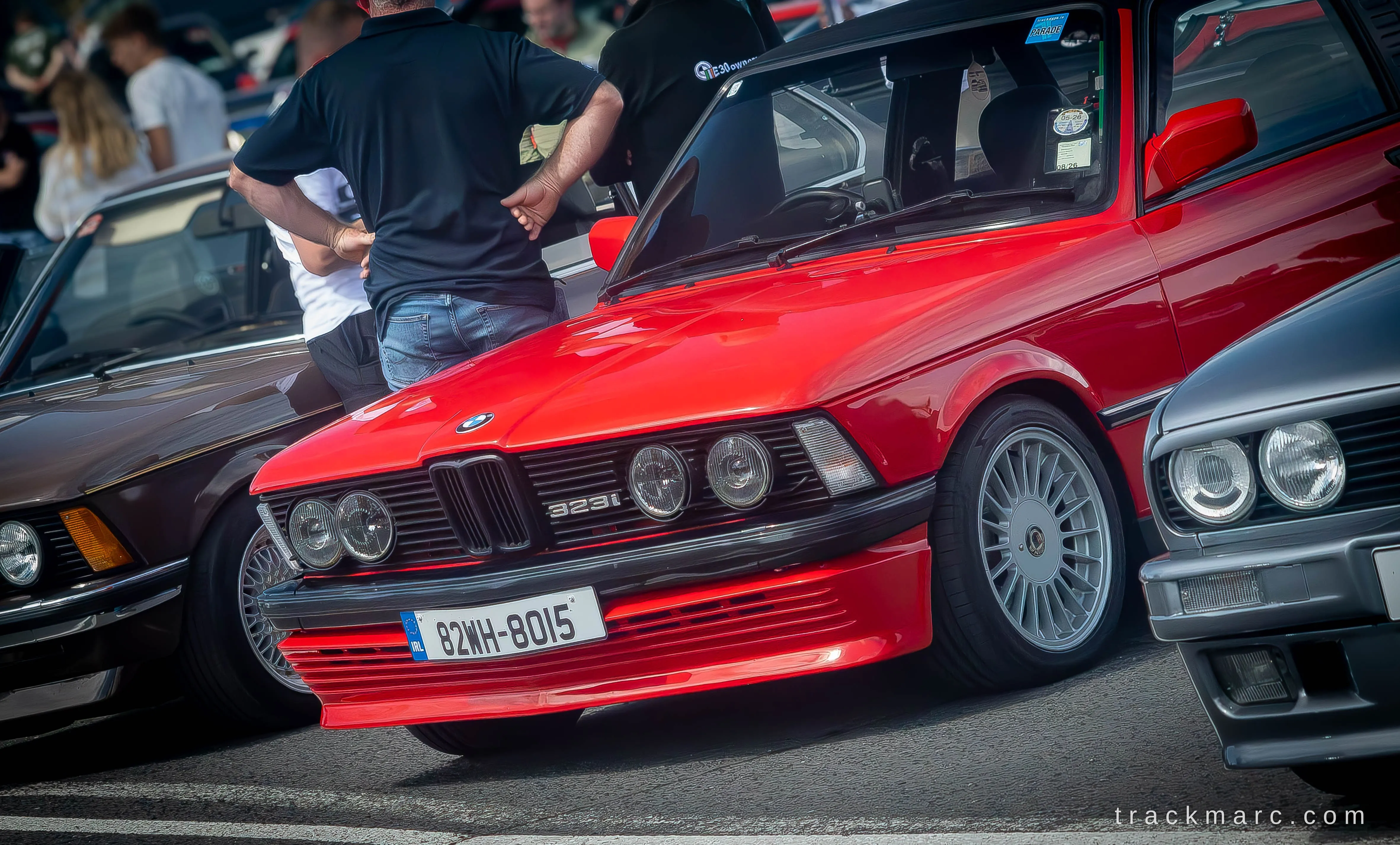 Classic Red BMW E21 323i — Bimmerfest, Mondello Park