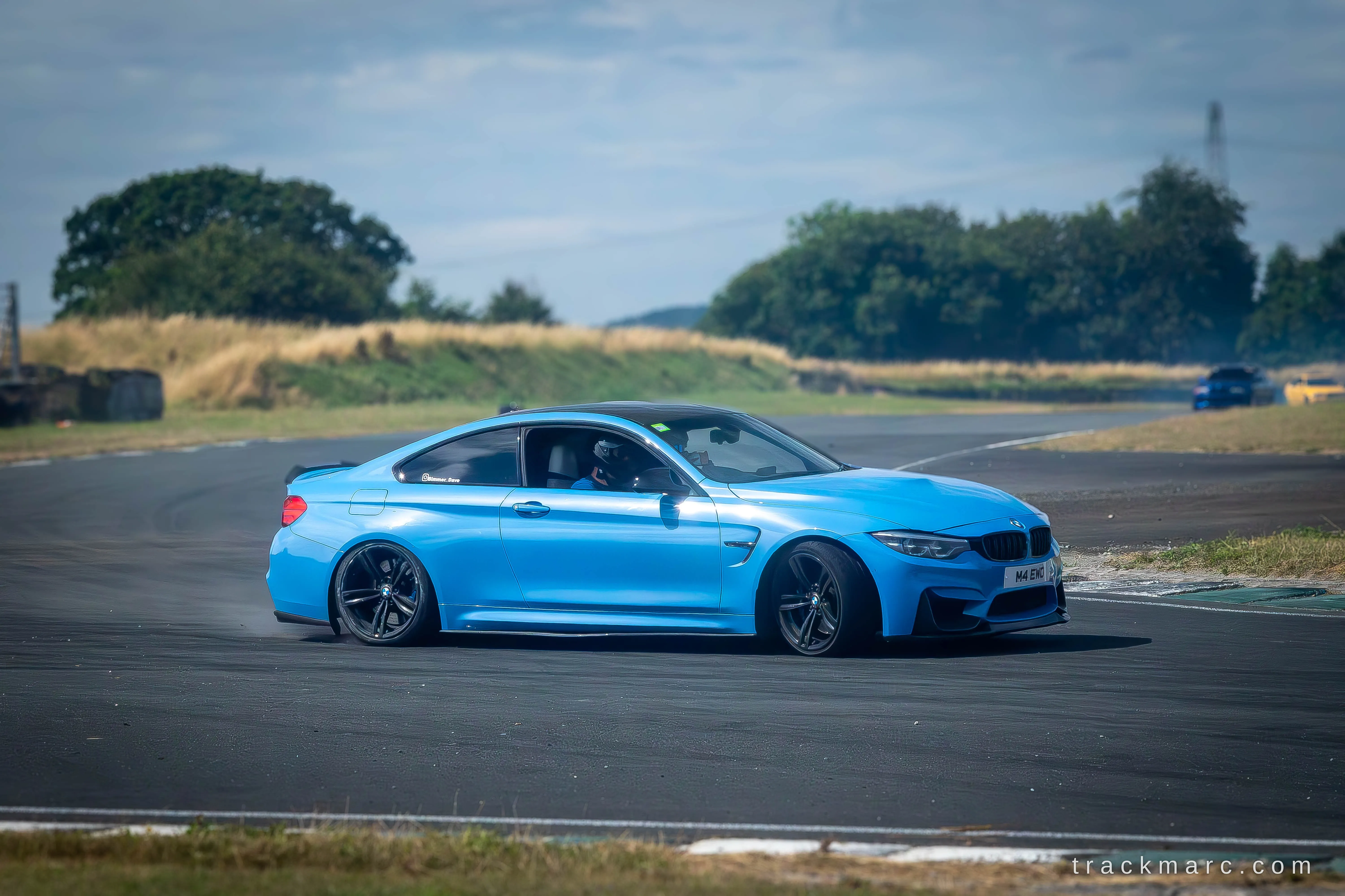 Yas Marina Blue M4 drifting at Mondello