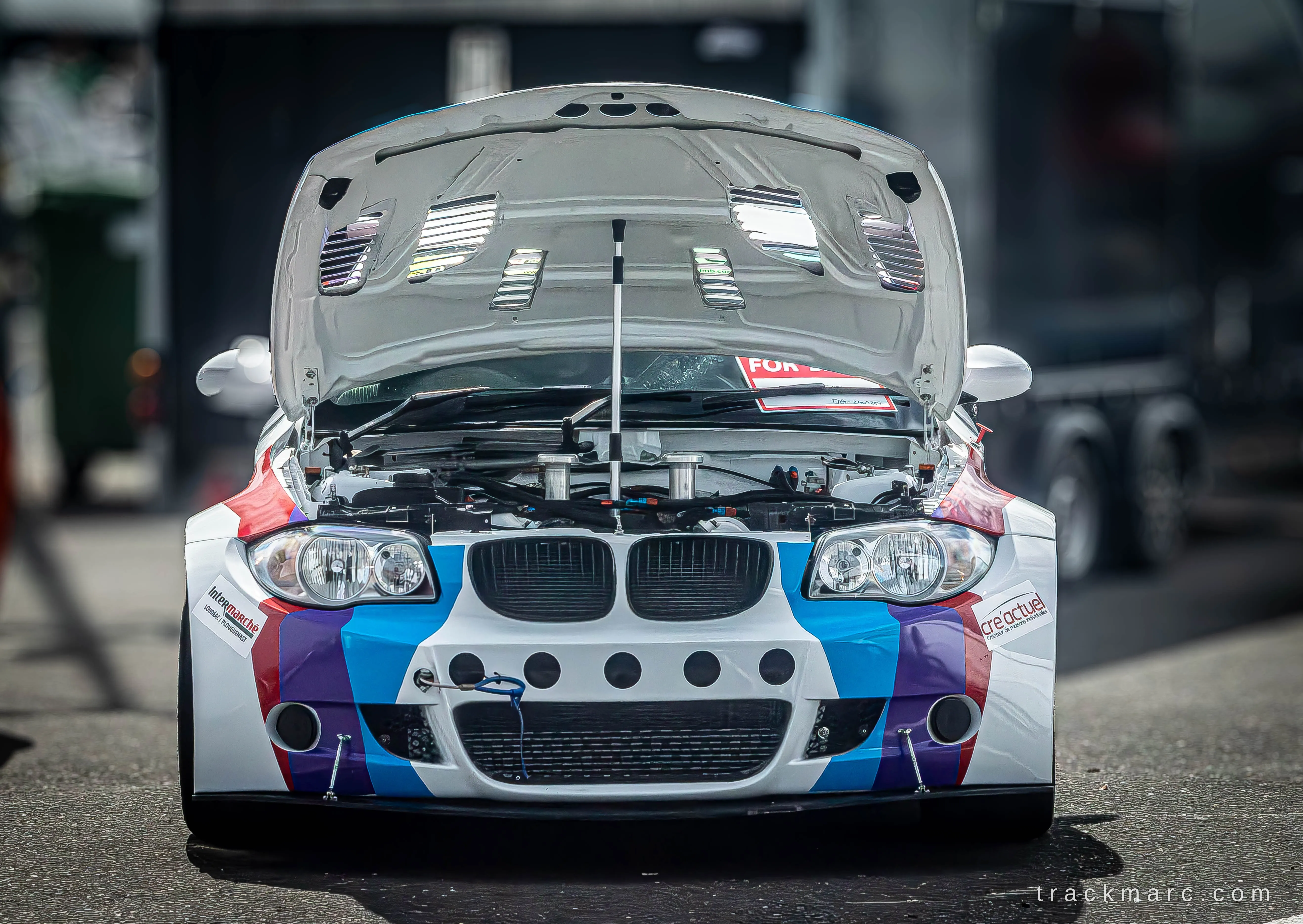 Track-prepped 1 Series at Mondello