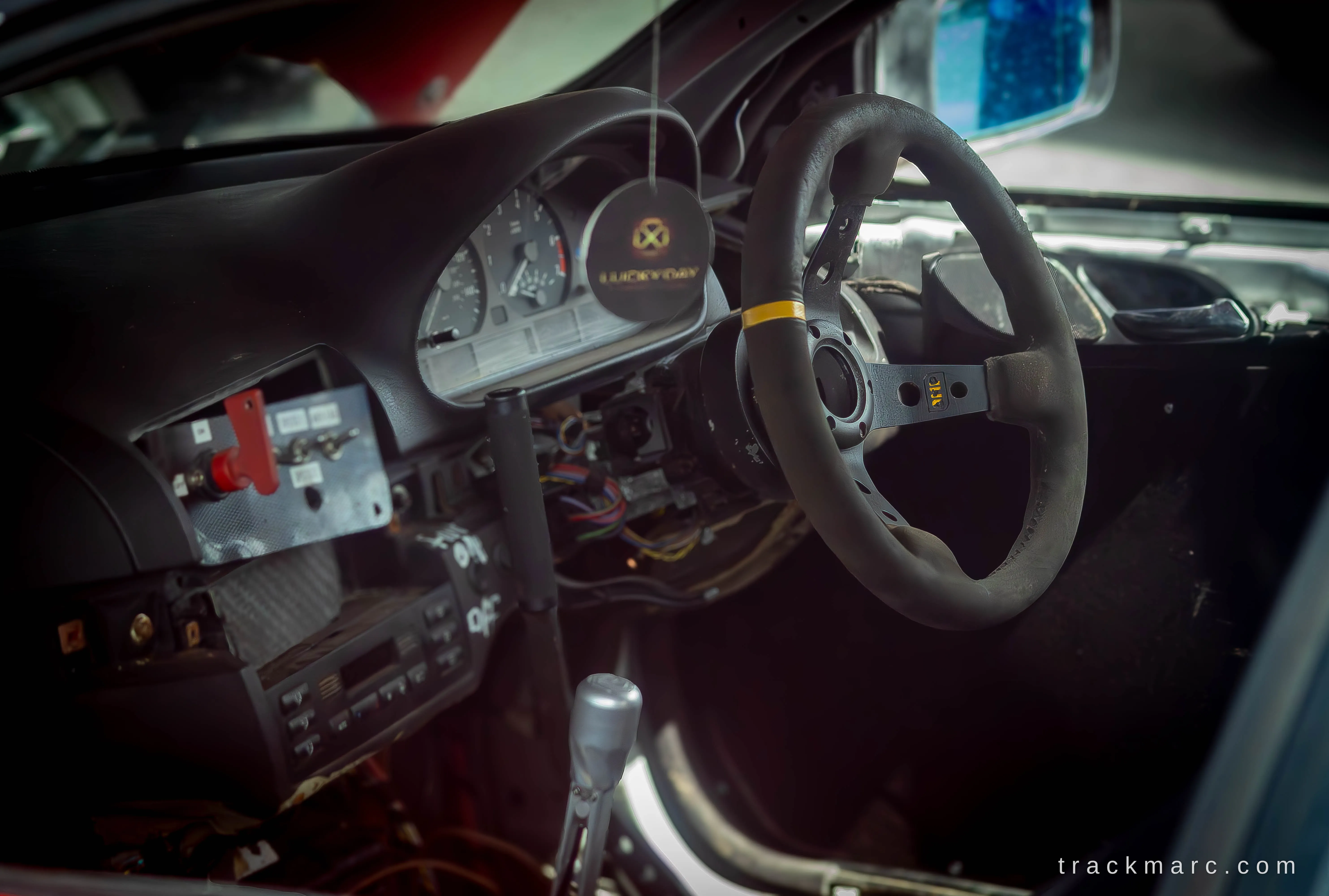 stripped out E36 cockpit