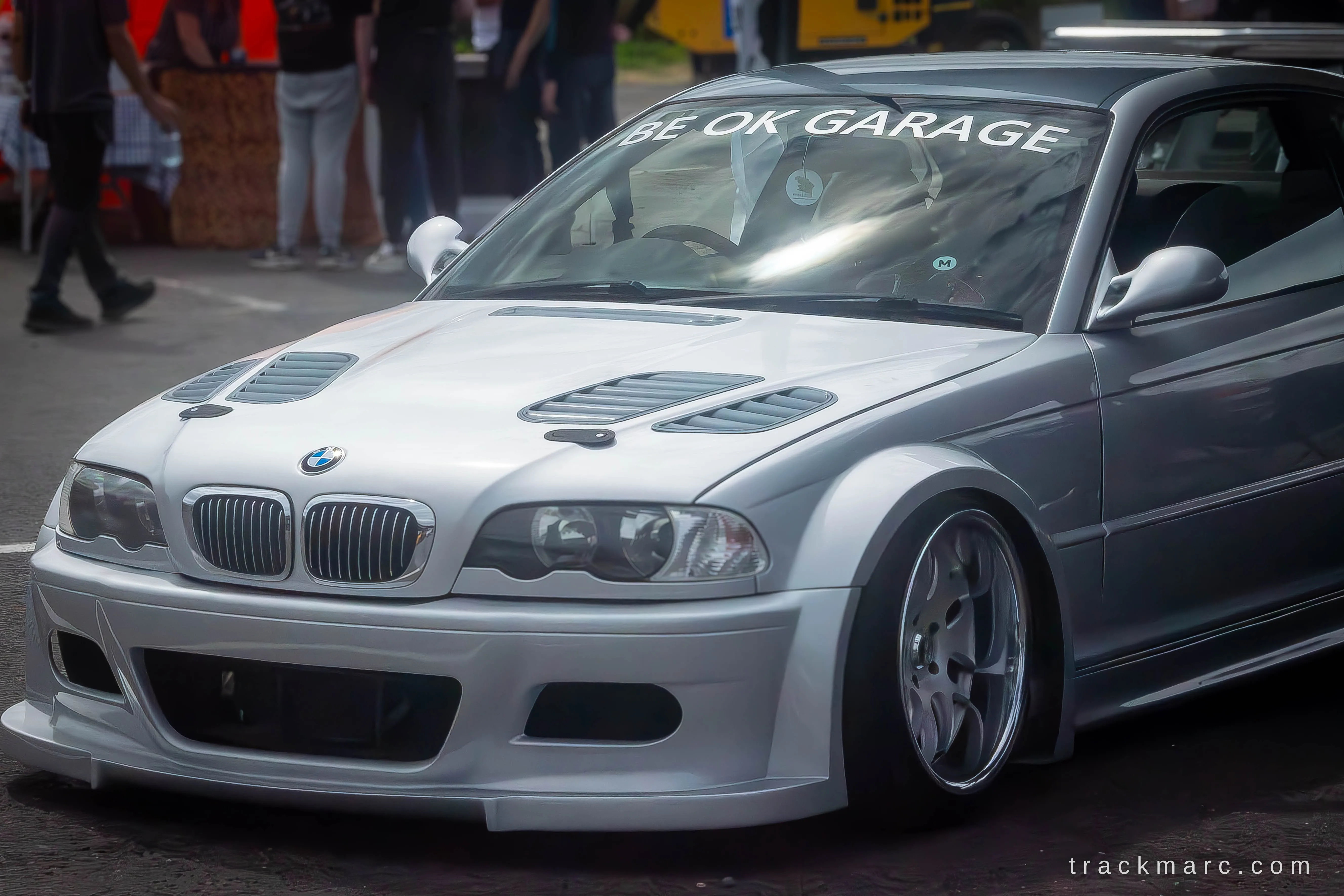Silver E46 drift build