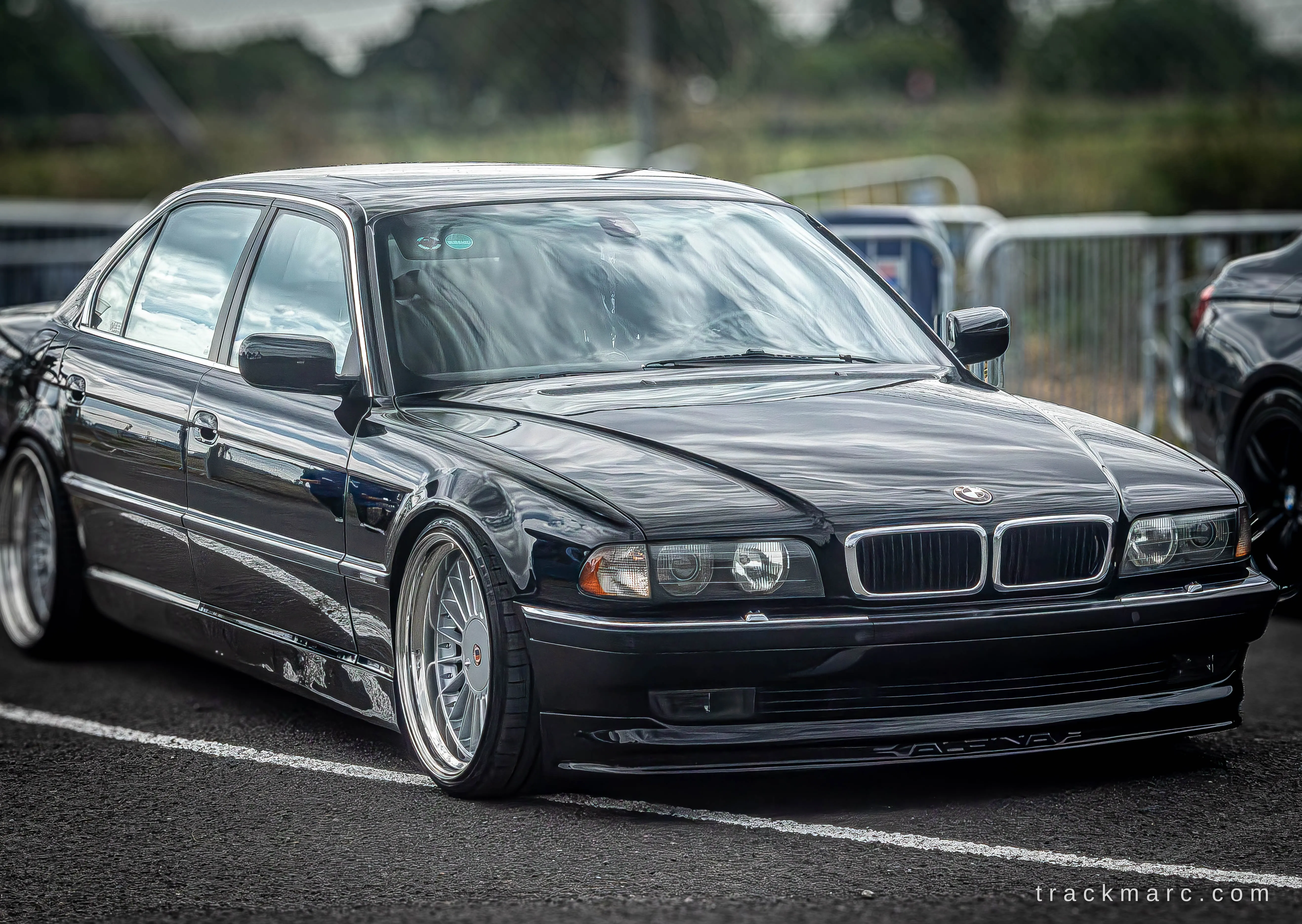 Black BMW E38 7 Series at Bimmerfest